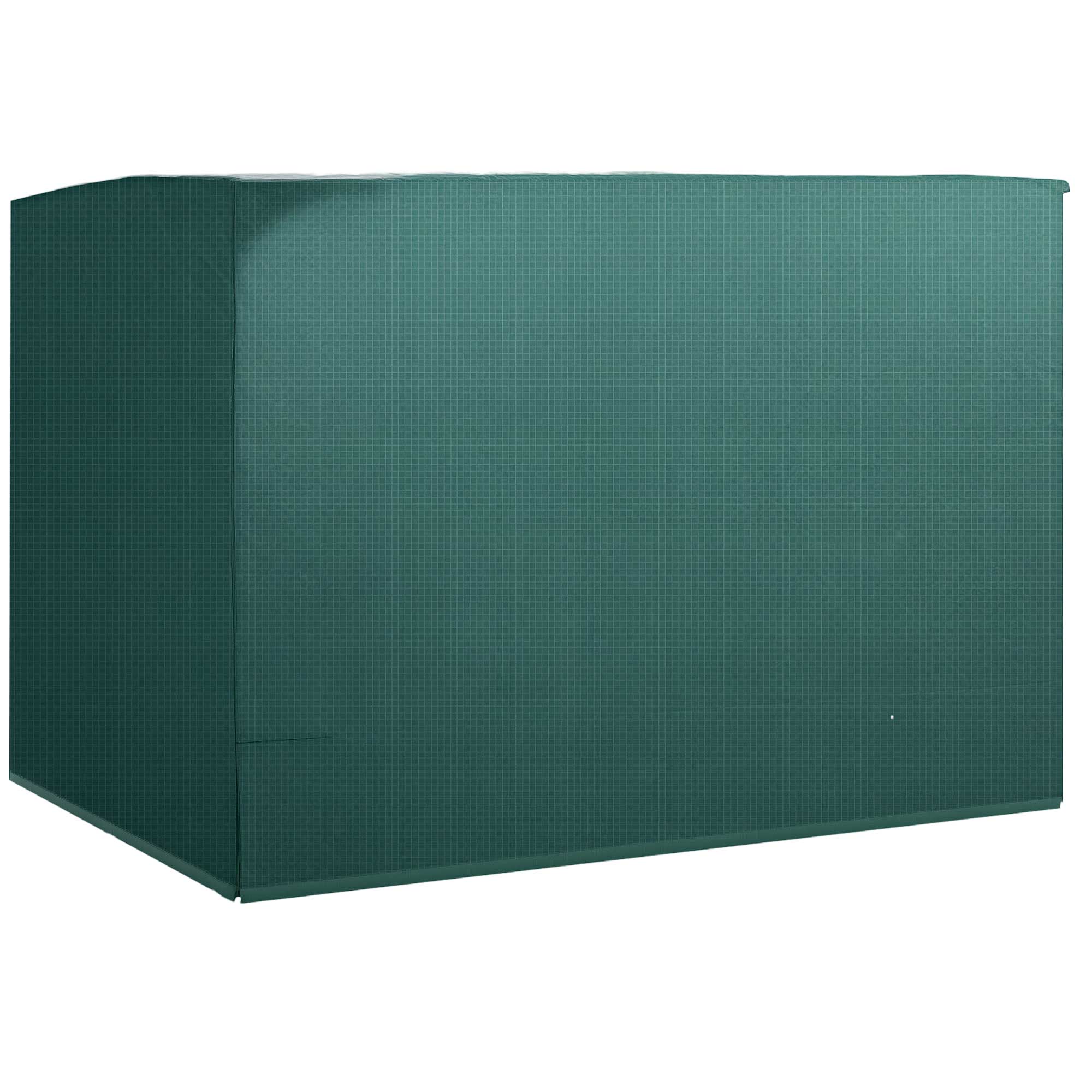 Outsunny Patio 3 Seater Swing Chair Bench Cover Outdoor Garden Furniture Rain Protection Cover Protector Waterproof Anti-UV, 215L x 155W x 150Hcm, Dark Green