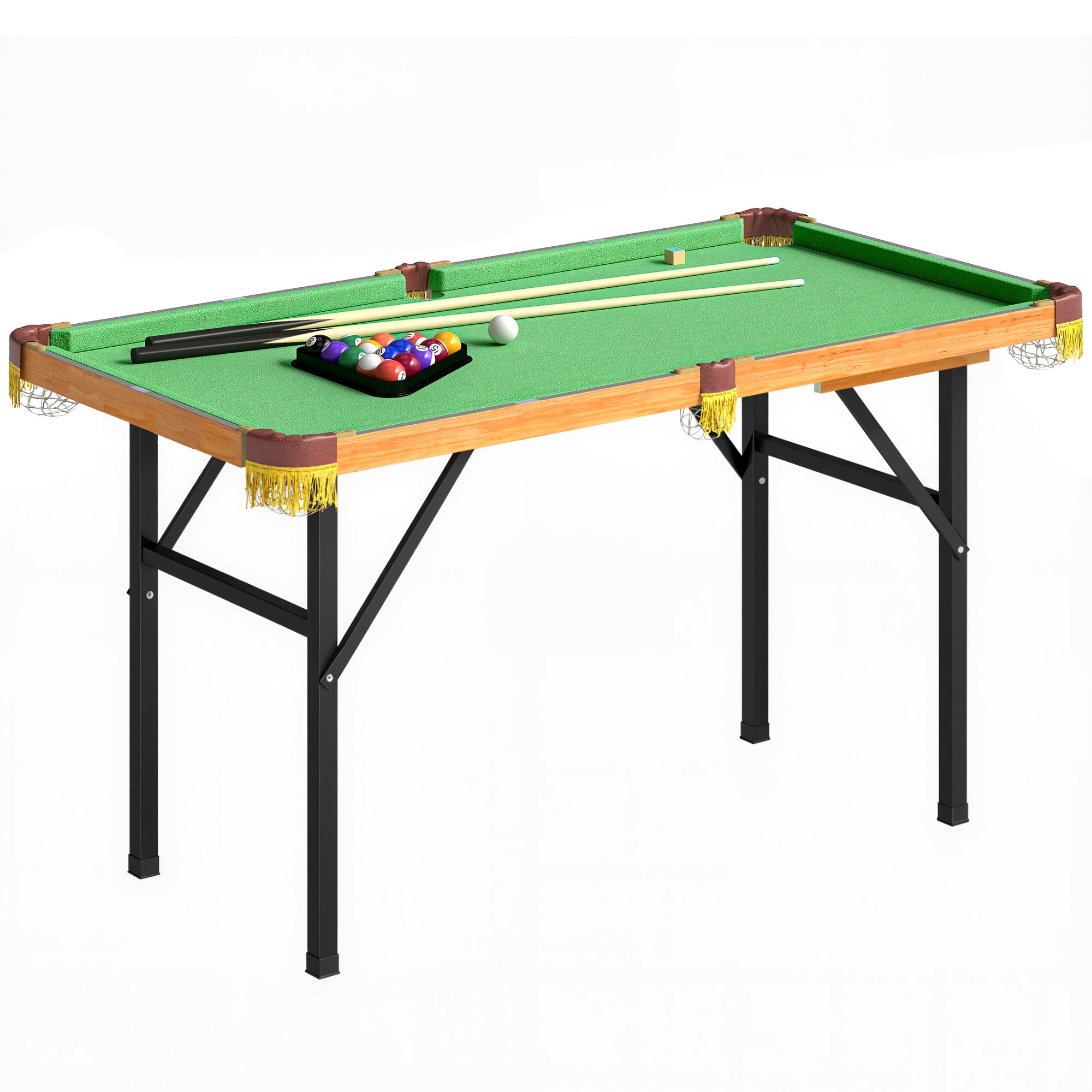 SPORTNOW 4FT Mini Folding Pool Billiards Table