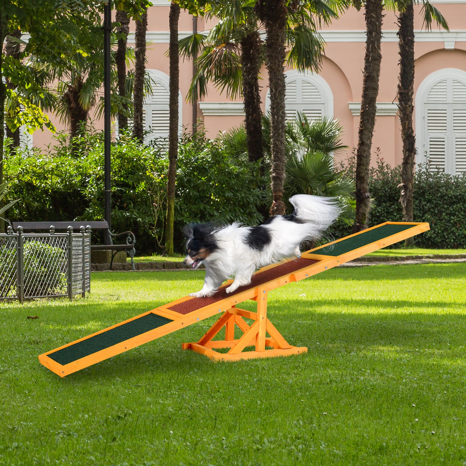 PawHut Pet Obedience Training Seesaw For Dog Agility - North Peak Garden Furniture