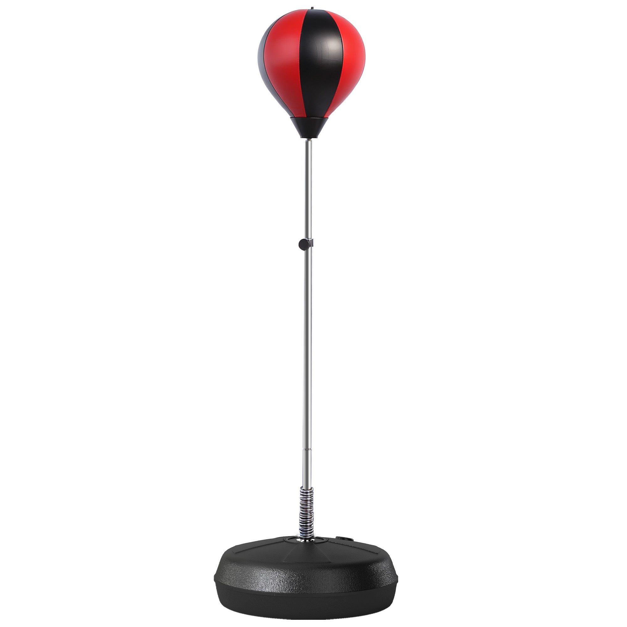 HOMCOM Kids Training Boxing Punch Ball Set 125-145H x Φ43cm with Gloves Air Pump Adjustable Height Freestanding Exercise Training for Kids and Teenagers