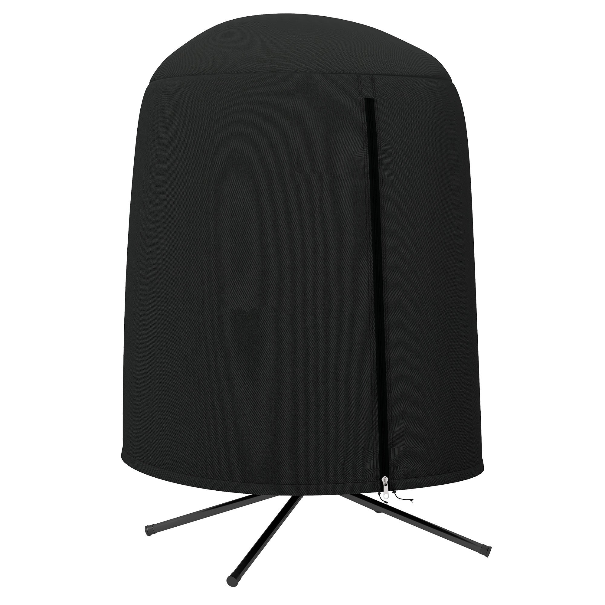 Outsunny 190 x Φ128cm Hanging Egg Chair Furniture Cover - Black - North Peak Garden Furniture
