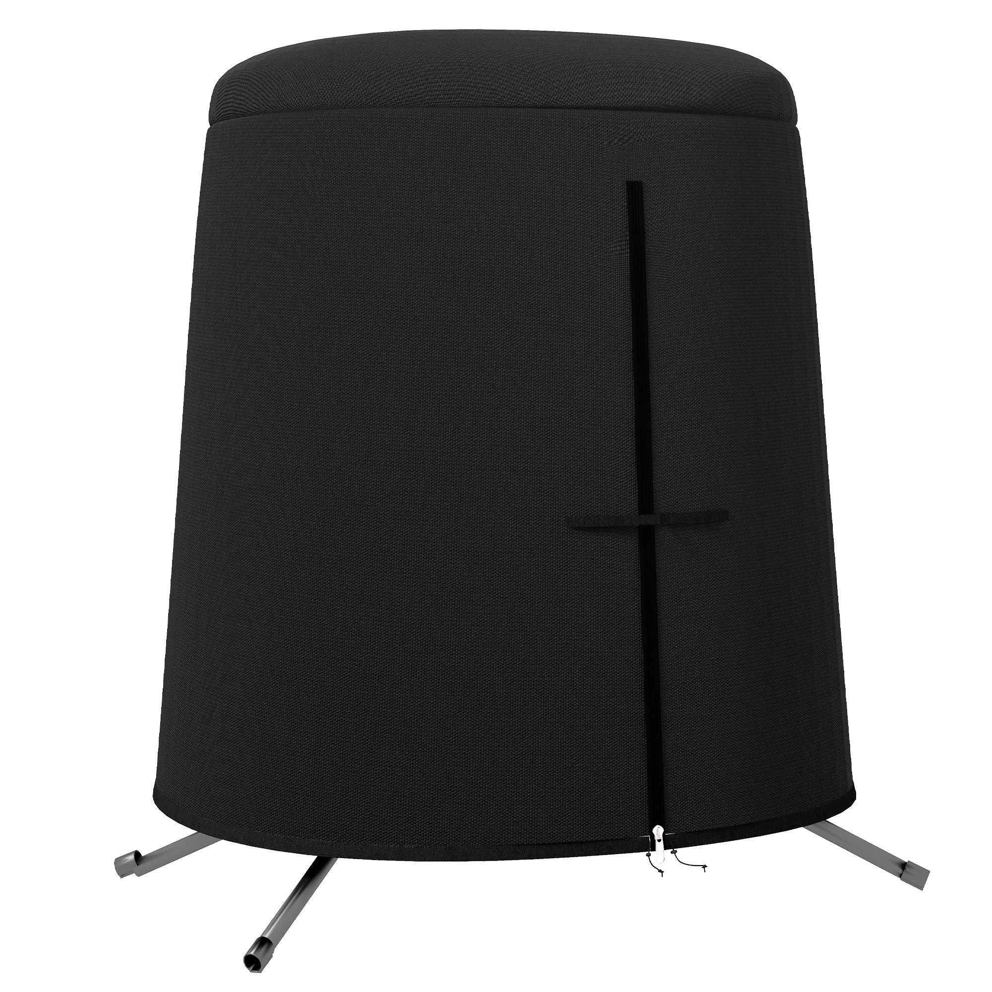 Outsunny 196 x 230cm Hanging Egg Chair Protective Cover - Black - North Peak Garden Furniture