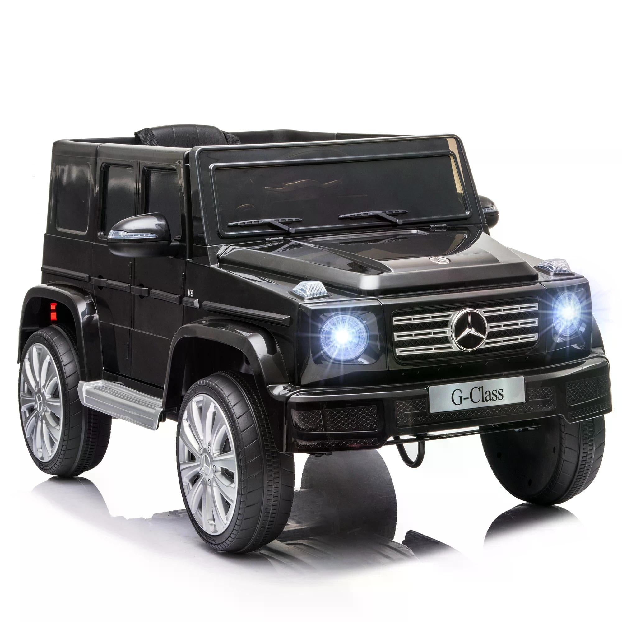 HOMCOM Mercedes Benz G500 12V Kids Electric Ride On Car Toy w/ Remote Control - North Peak Garden Furniture