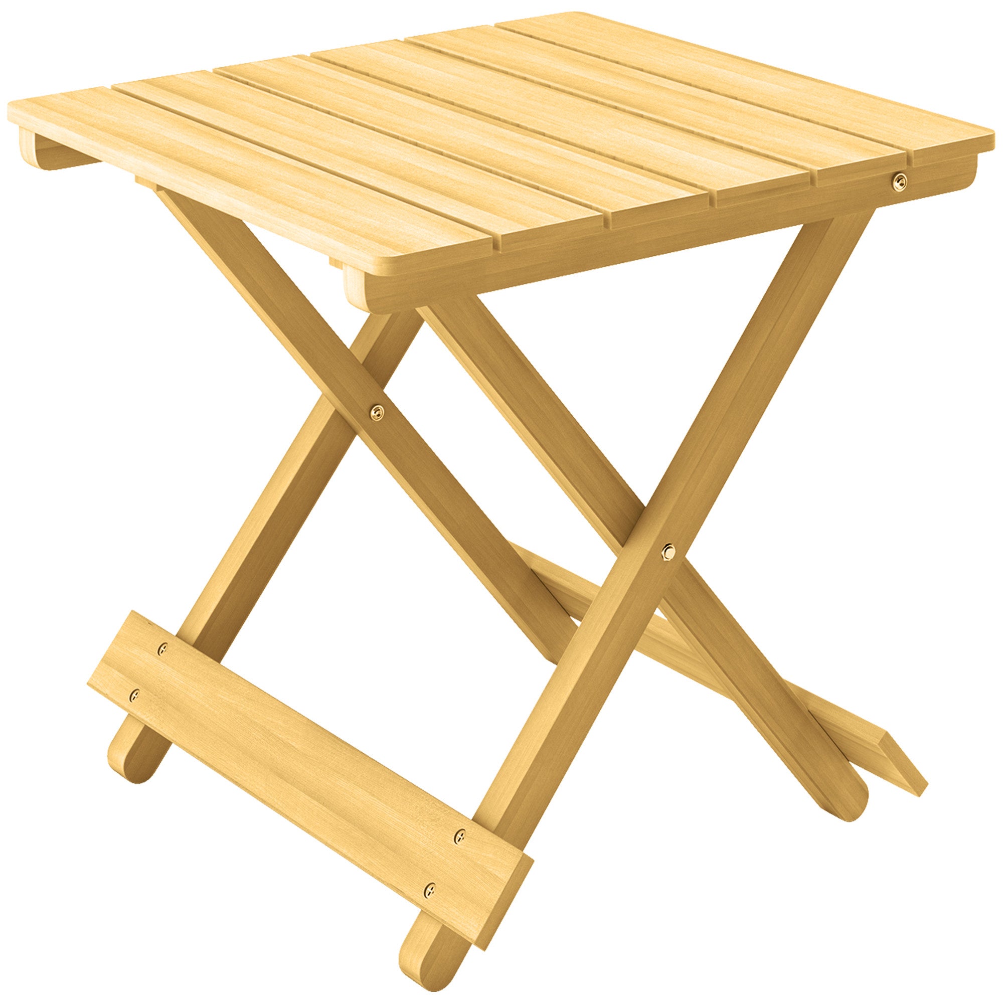 Outsunny Wooden Foldable Outdoor Coffee Table - North Peak Garden Furniture