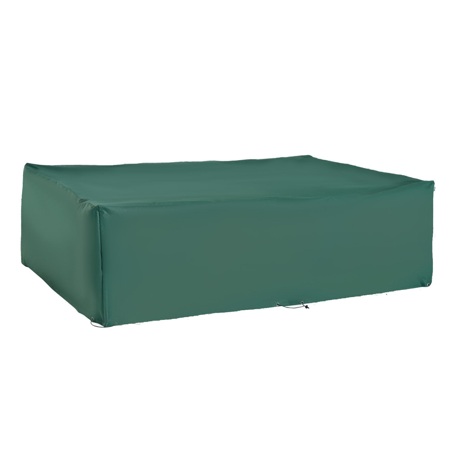 Outsunny Garden Furniture Cover, Oxford Fabric Outdoor Rectangular Rattan Furniture Cover with PE Coating, Waterproof, Windproof, Anti-UV, 222 x 155 x 67cm, Green - North Peak Garden Furniture