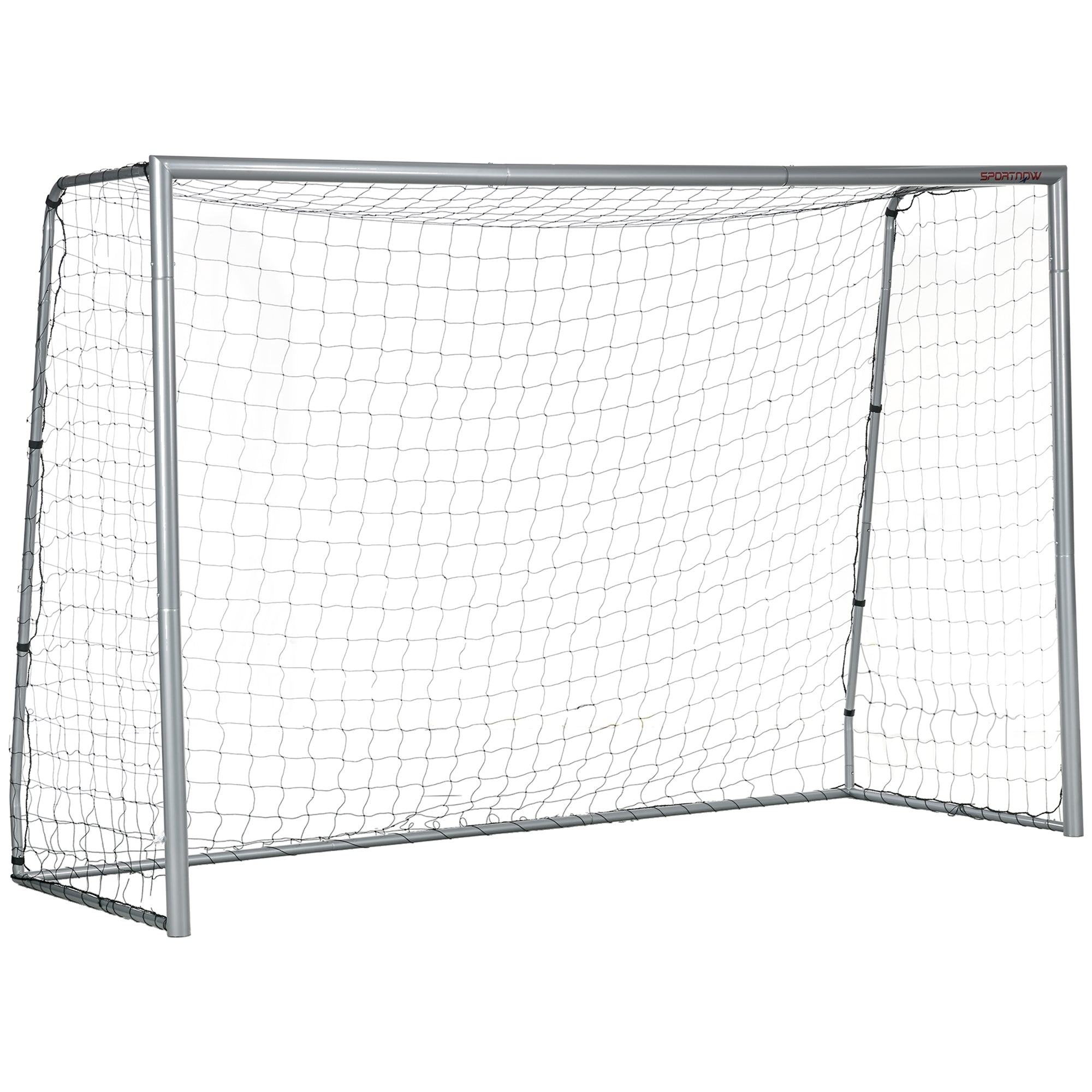 SPORTNOW 10ft x 6.5ft Football Goal, Football Net for Garden with Ground Stakes, Quick and Simple Set Up - North Peak Garden Furniture