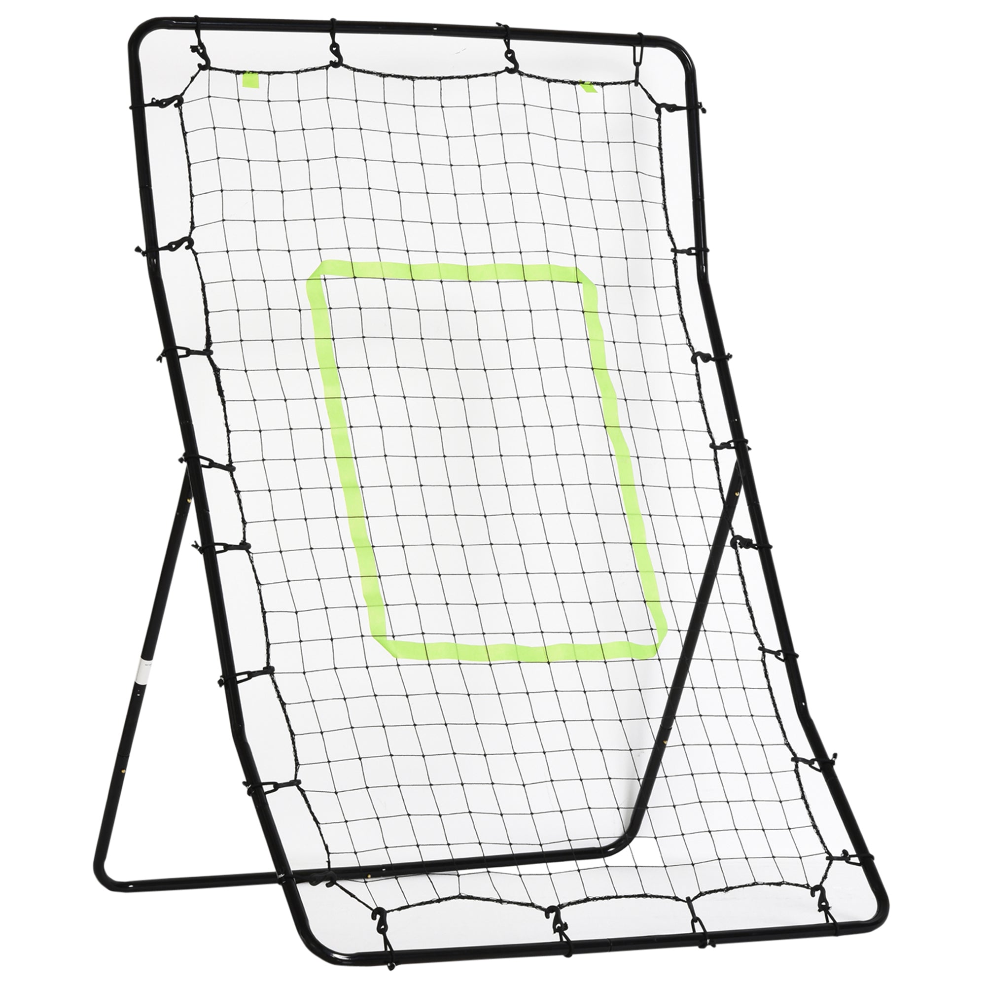 HOMCOM Rebounder Net Playback Game Spot Target Ball Rebounders Training Equipment Play Teaching - North Peak Garden Furniture