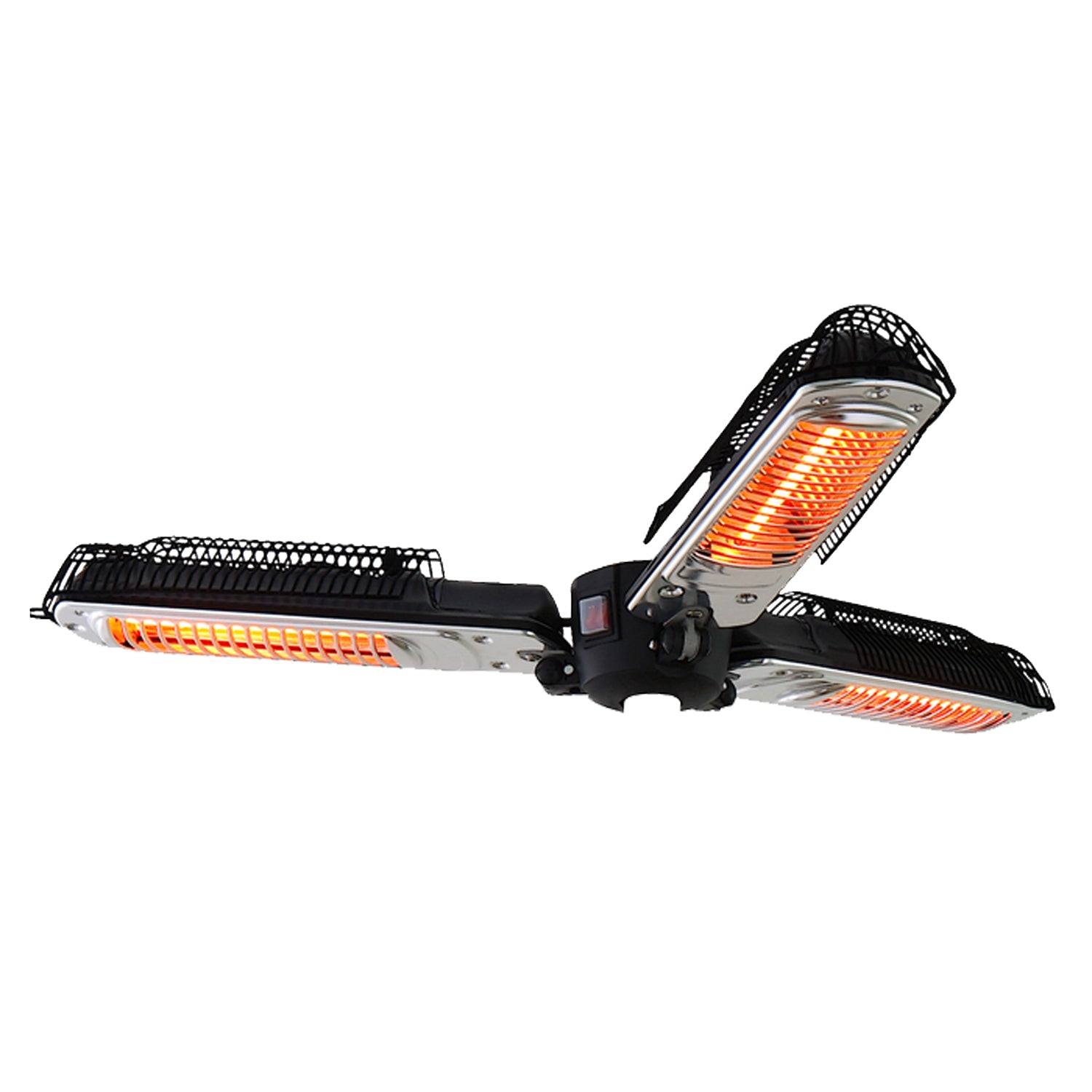 Outsunny Electric Umbrella Parasol Mounted Infrared Heater 2000W Patio Gazebo Outdoor Use - North Peak Garden Furniture