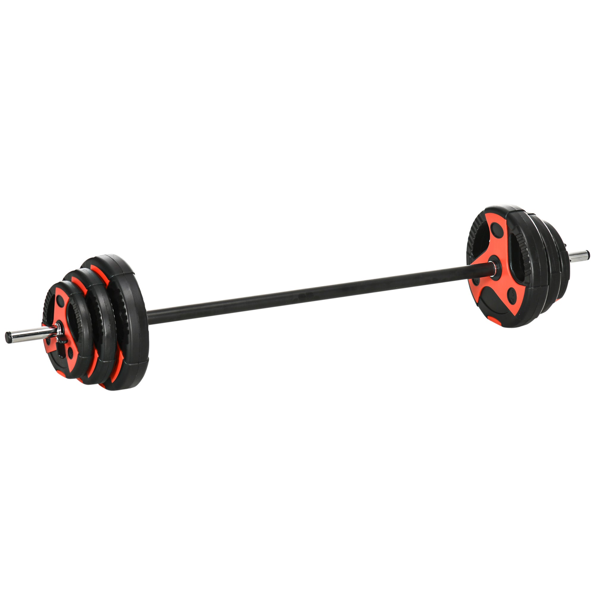 SPORTNOW 20kg Adjustable Barbell Weights Set for Home Gym, Strength Training - North Peak Garden Furniture