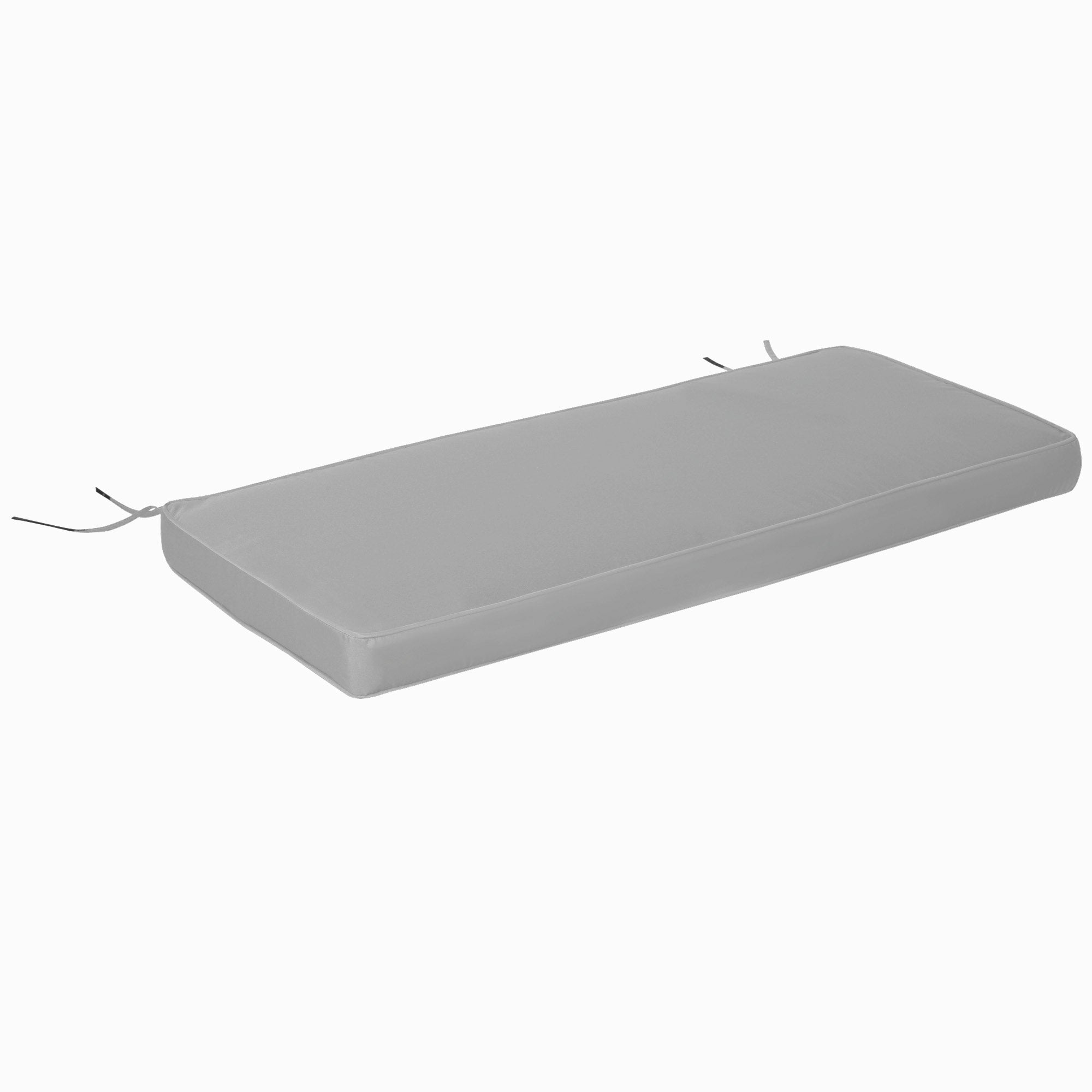 Outsunny 2 Seater Garden Bench Cushion -Light Grey - North Peak Garden Furniture