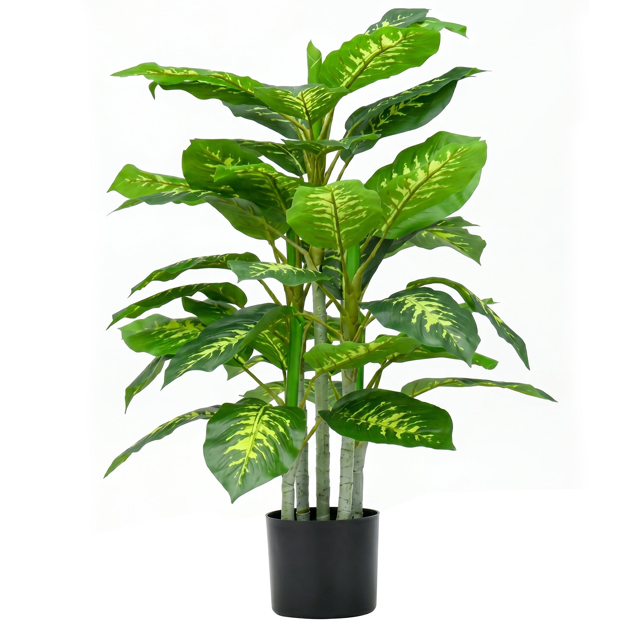 HOMCOM Artificial Evergreen Tree Fake Decorative Plant in Nursery Pot for Indoor Outdoor Décor, 95cm