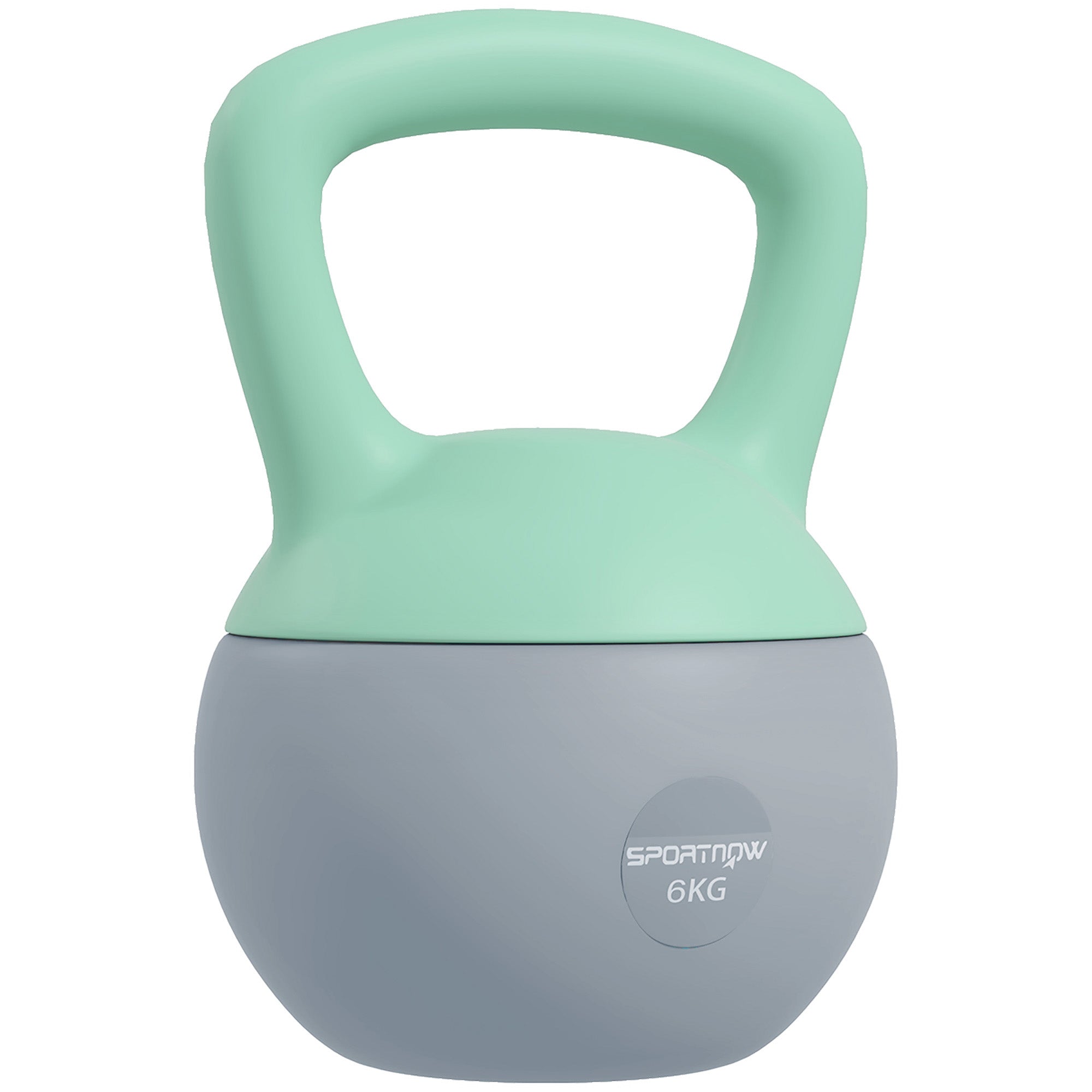 SPORTNOW 6KG Kettlebell, Soft Kettle Bell with Non-Slip Handle for Home Gym Weight Lifting and Strength Training - North Peak Garden Furniture