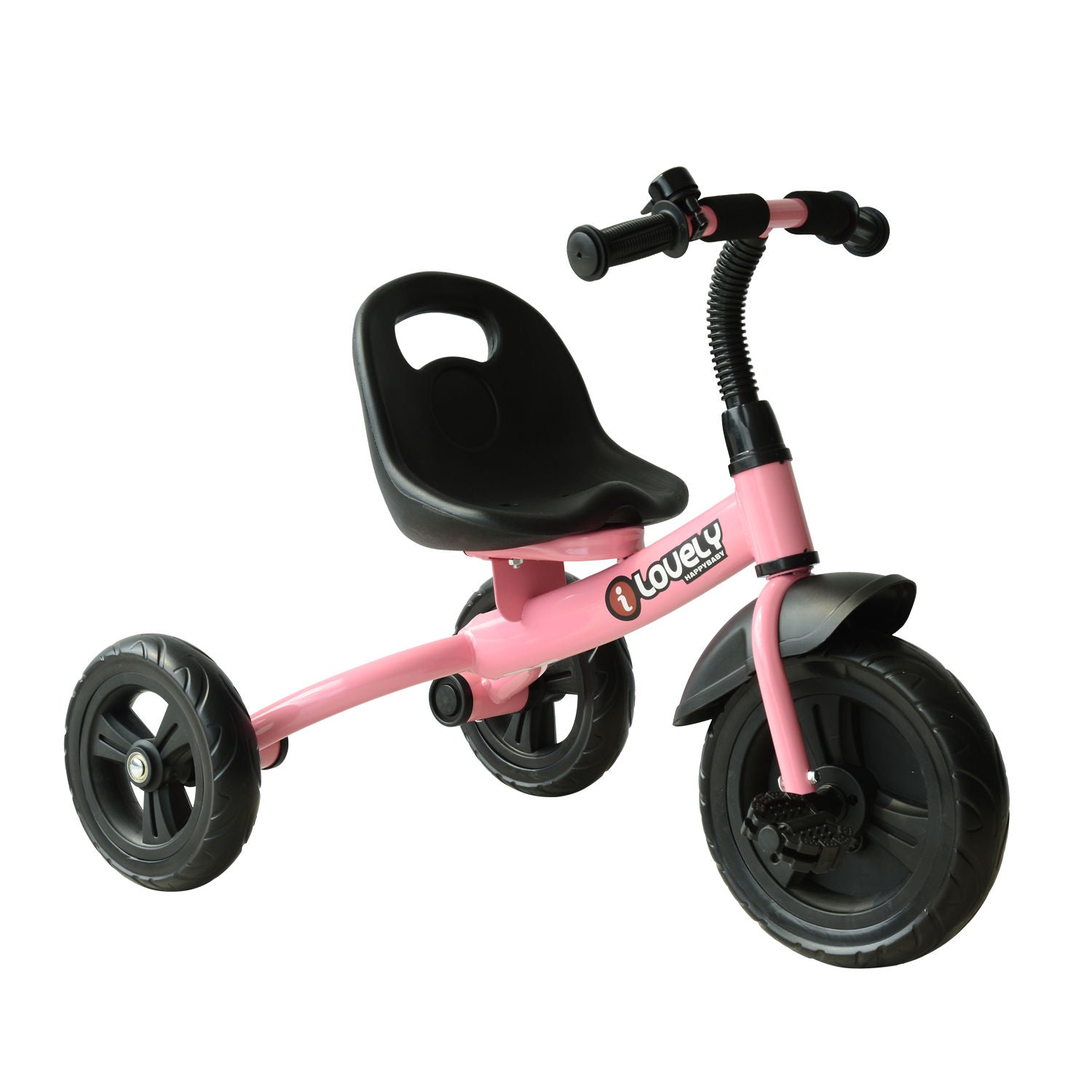 HOMCOM Kids Trike Toddler Tricycle Children Ride on 3 Wheels Bike For 1.5 - 4 Years Pink - North Peak Garden Furniture