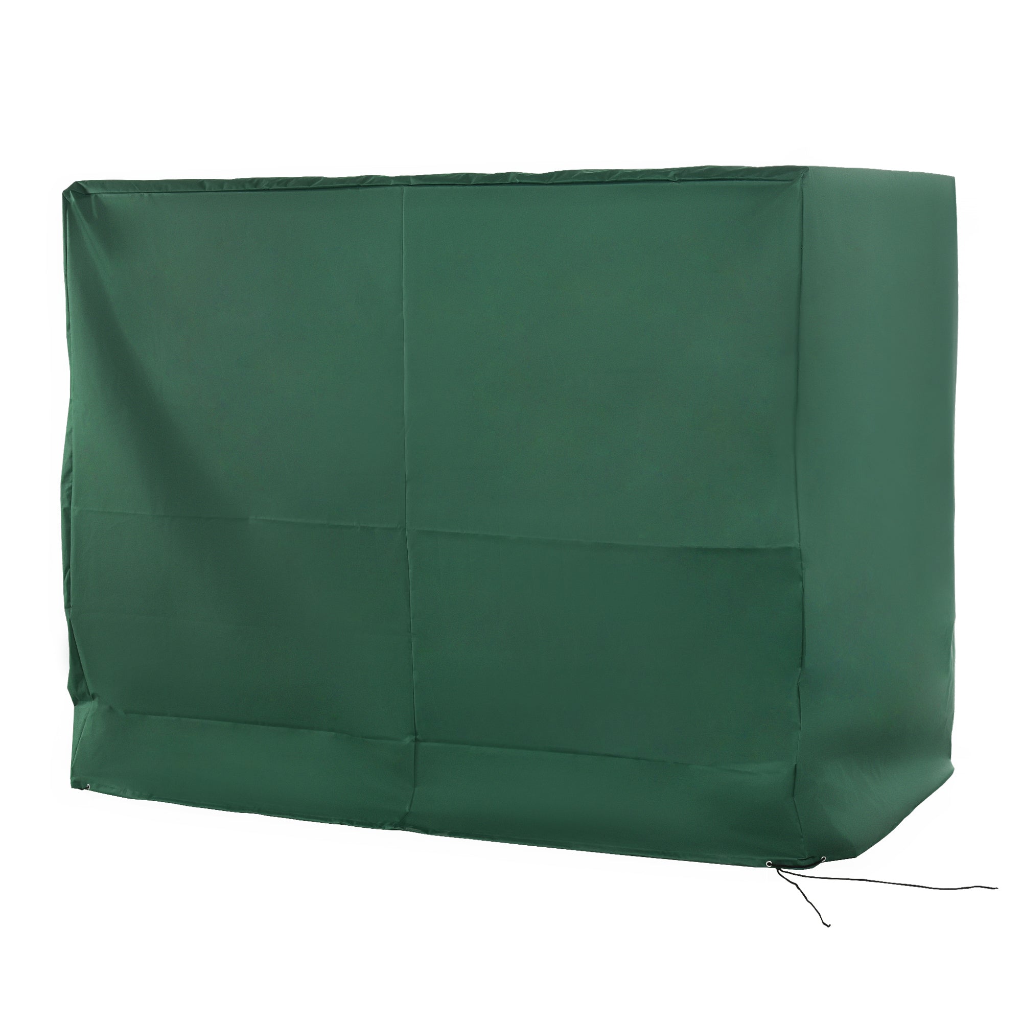 Outsunny 3-Seat Outdoor Garden Swing Chair Protective Cover Water UV Resistant, 240L x 133Wcm, Green - North Peak Garden Furniture