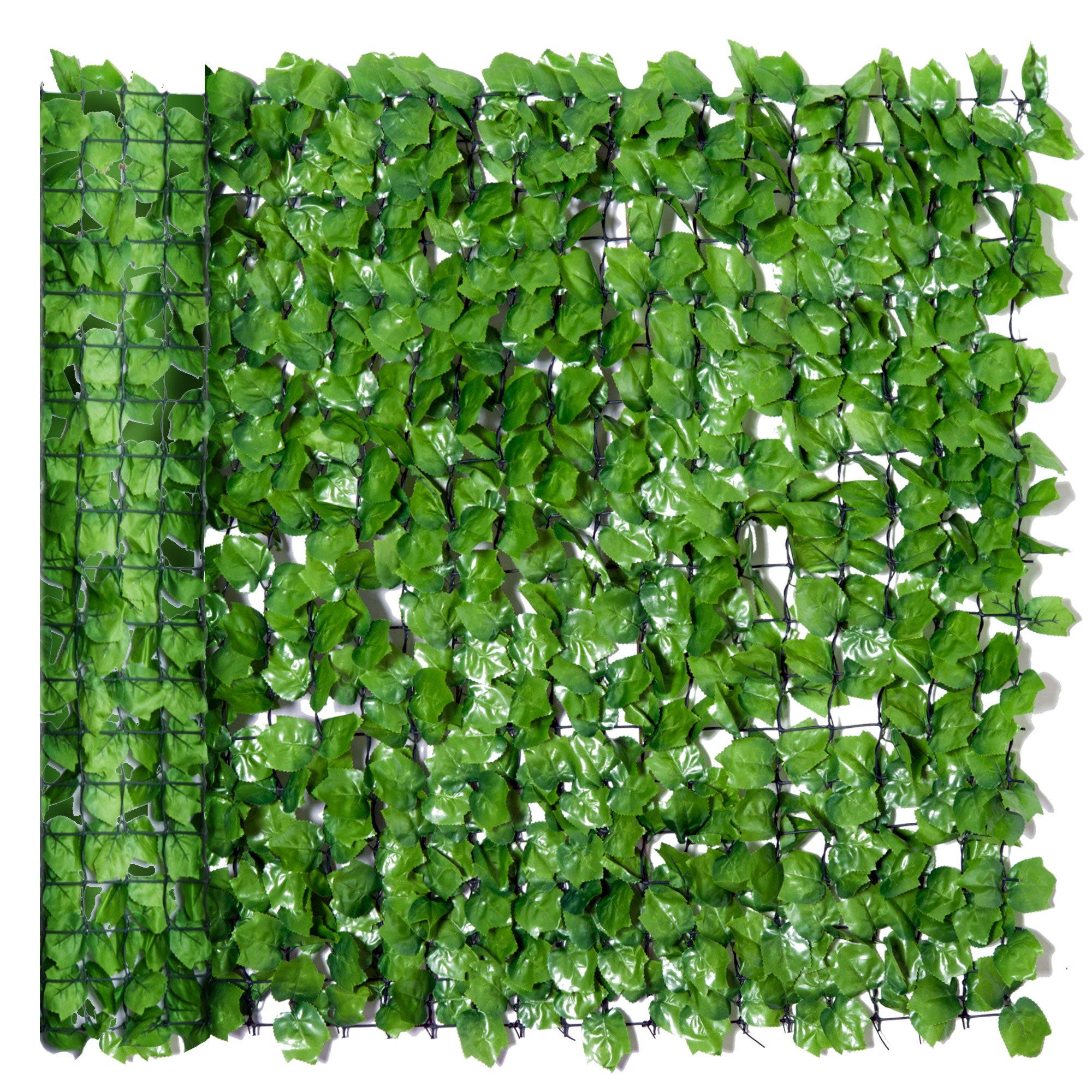 Outsunny 3 x 1m Artificial Leaf Wall - Green - North Peak Garden Furniture
