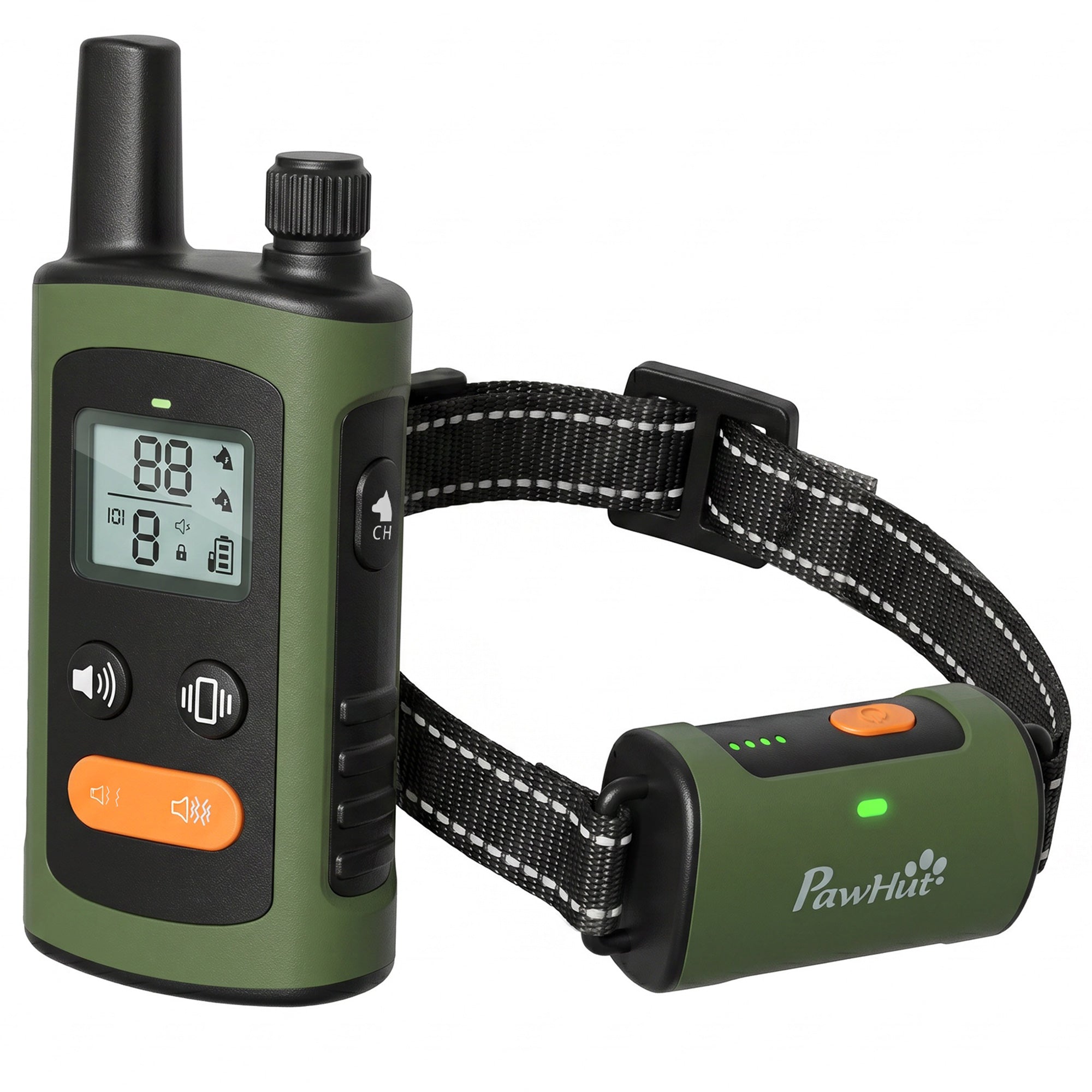 PawHut Dog Training Collar with 3200Ft Remote Range, Anti Barking Device with 3 Modes, IPX7 Waterproof, Rechargeable