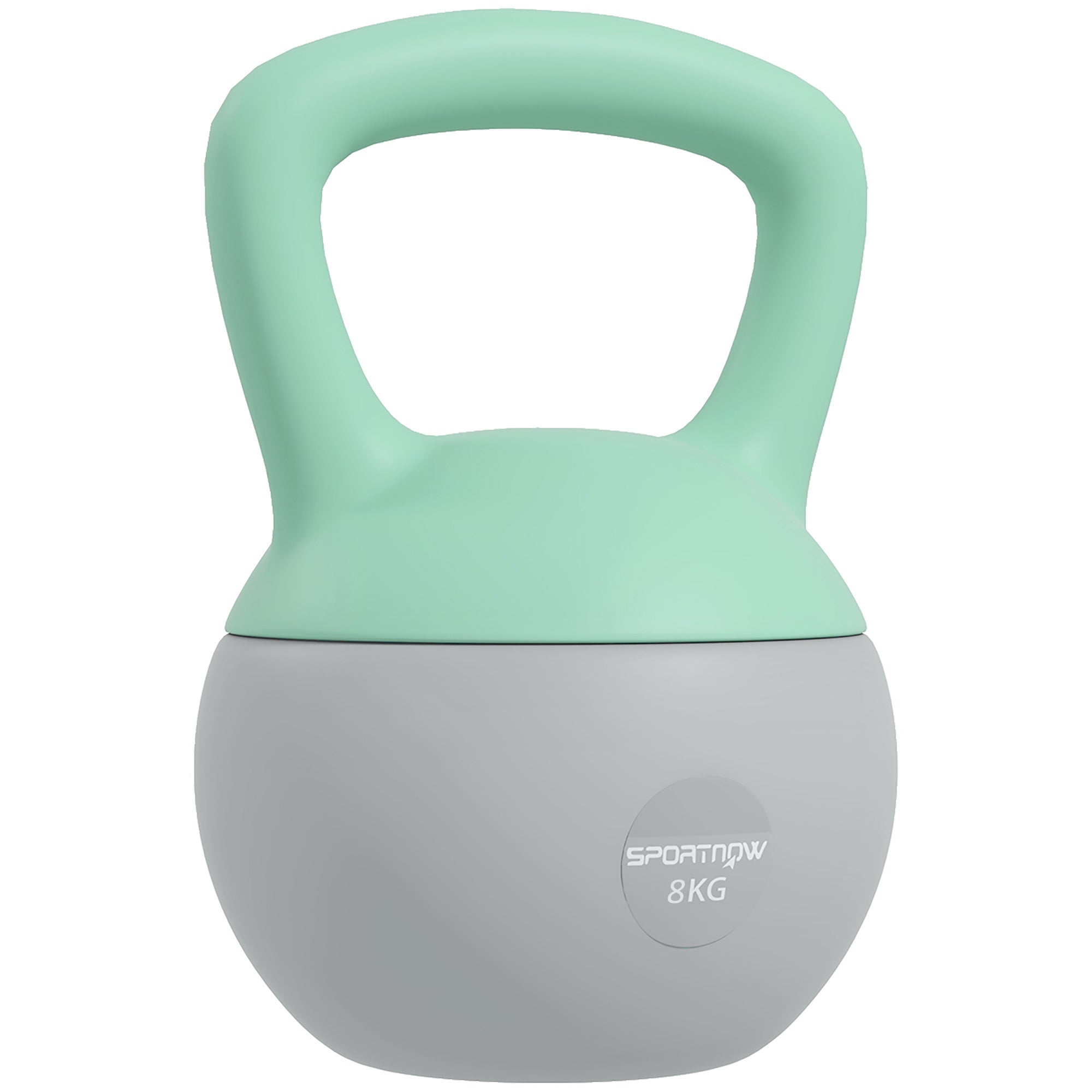 SPORTNOW 8KG Kettlebell, Soft Kettle Bell with Non-Slip Handle for Home Gym Weight Lifting and Strength Training - North Peak Garden Furniture