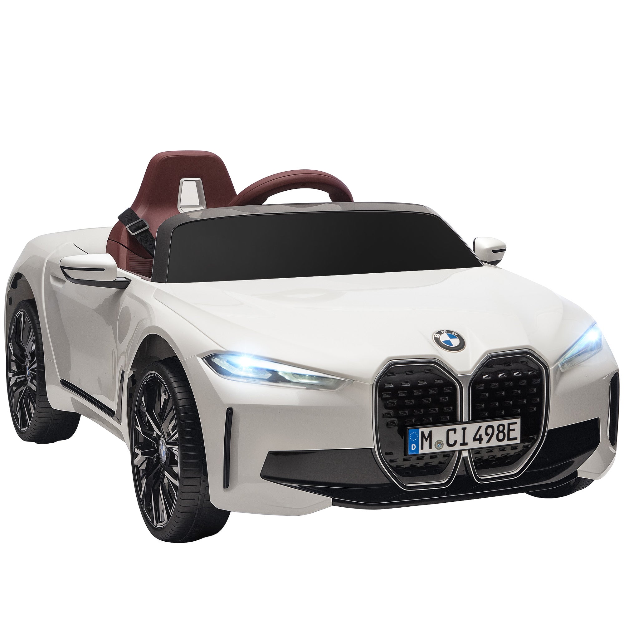 HOMCOM BMW i4 Licensed 12V Kids Electric Ride-On Car