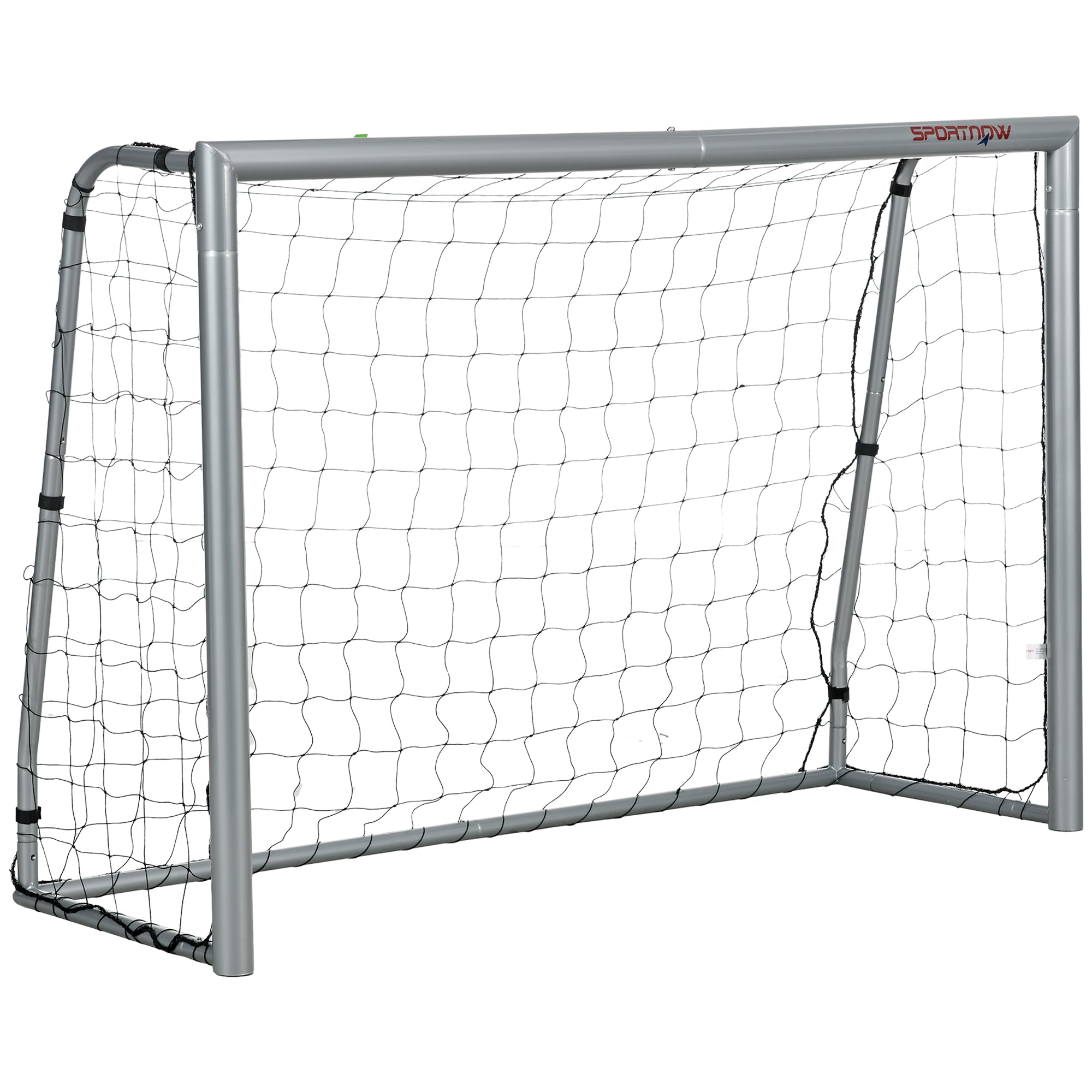 SPORTNOW 8ft x 5ft Football Goal, Football Net for Garden with Ground Stakes, Quick and Simple Set Up - North Peak Garden Furniture
