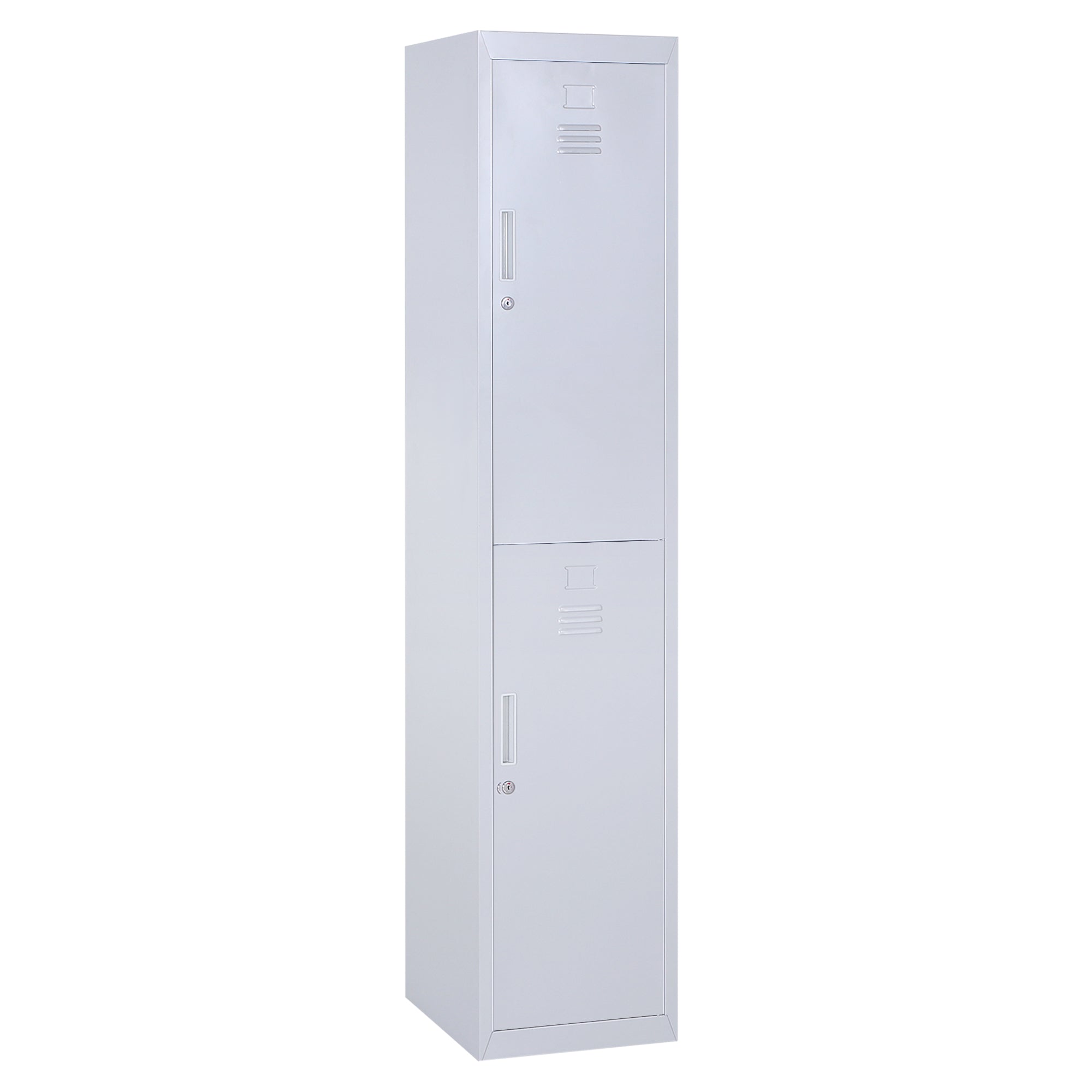 Vinsetto Locker Cabinet Storage Cold Rolled Steel w/ Shelves Vertical Cupboard Grey 38 x 46 x 180 cm - North Peak Garden Furniture