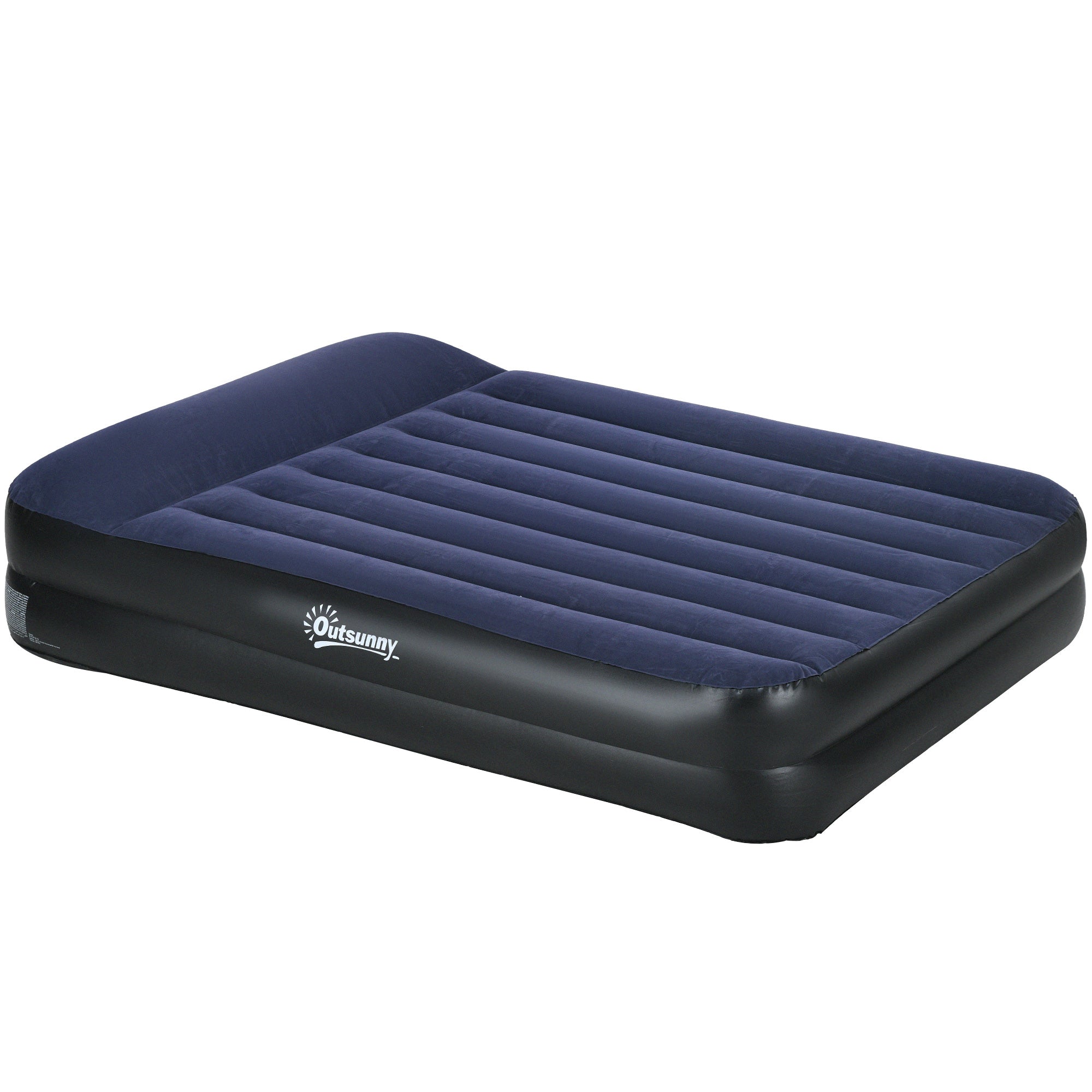Outsunny King-Size Air Bed, with Built-in Electric Pump and Carry Bag - North Peak Garden Furniture