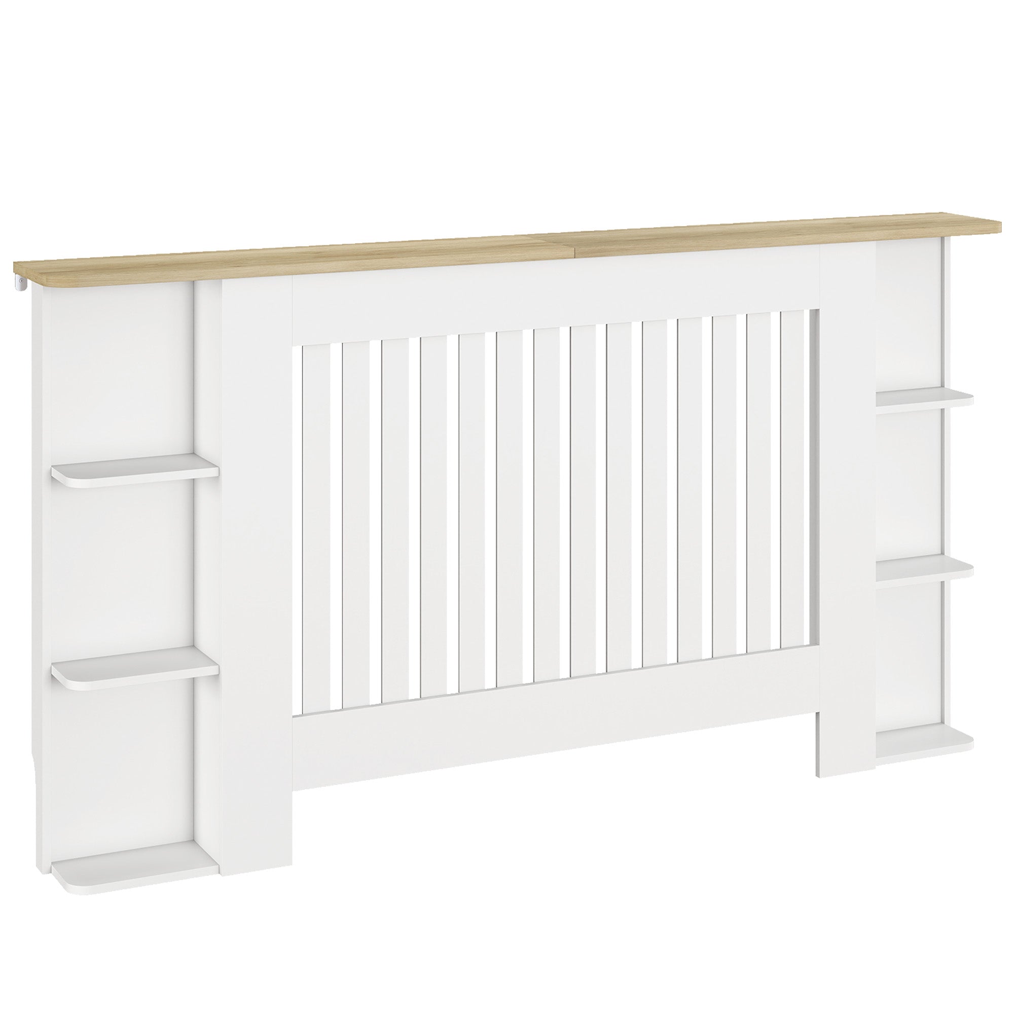 Enhance Living Spaces With HOMCOM Radiator Cover and Shelves