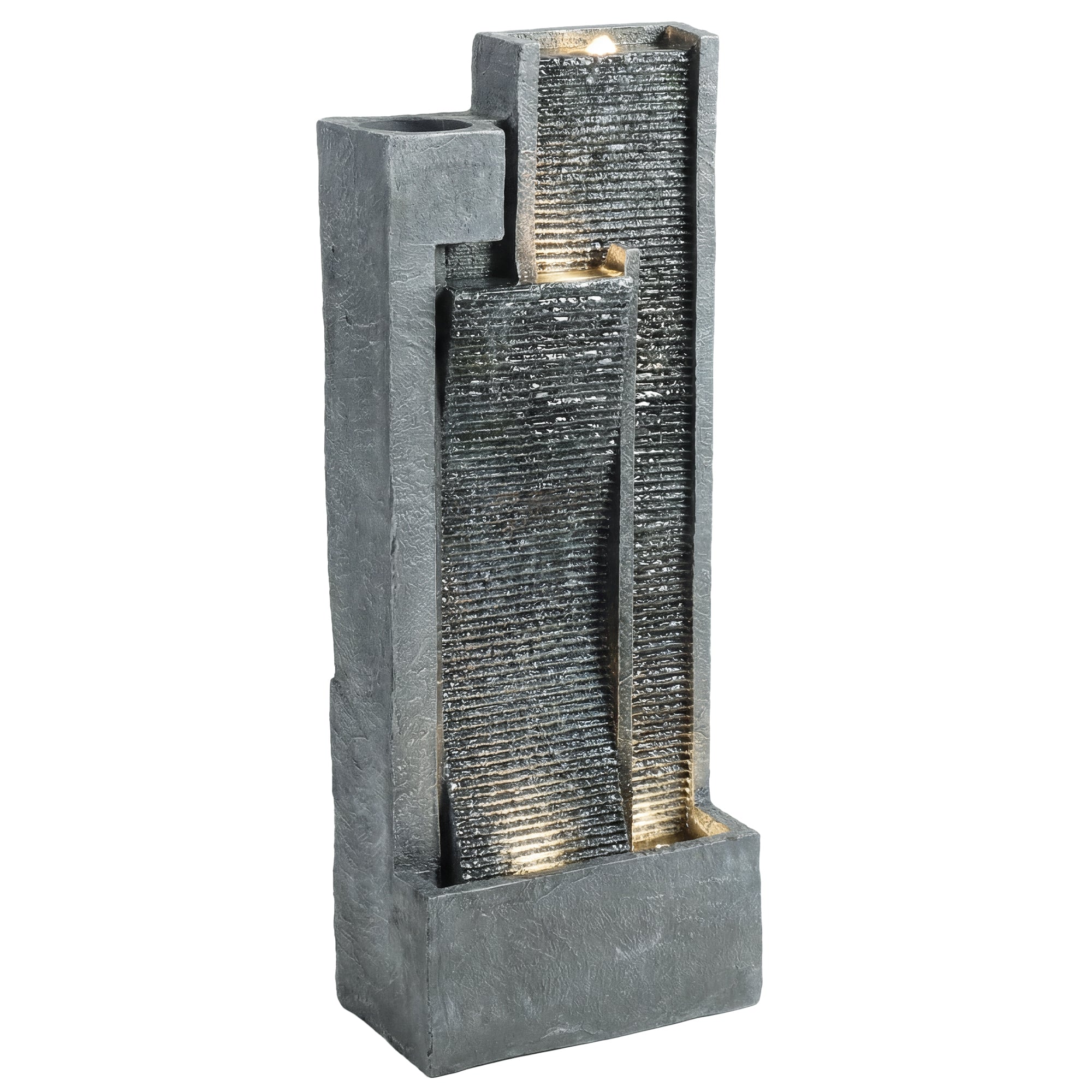 HOMCOM 2 Seater Click Clack Sofa Bed with Pull Out Design, Corduroy Upholstery - Light Grey