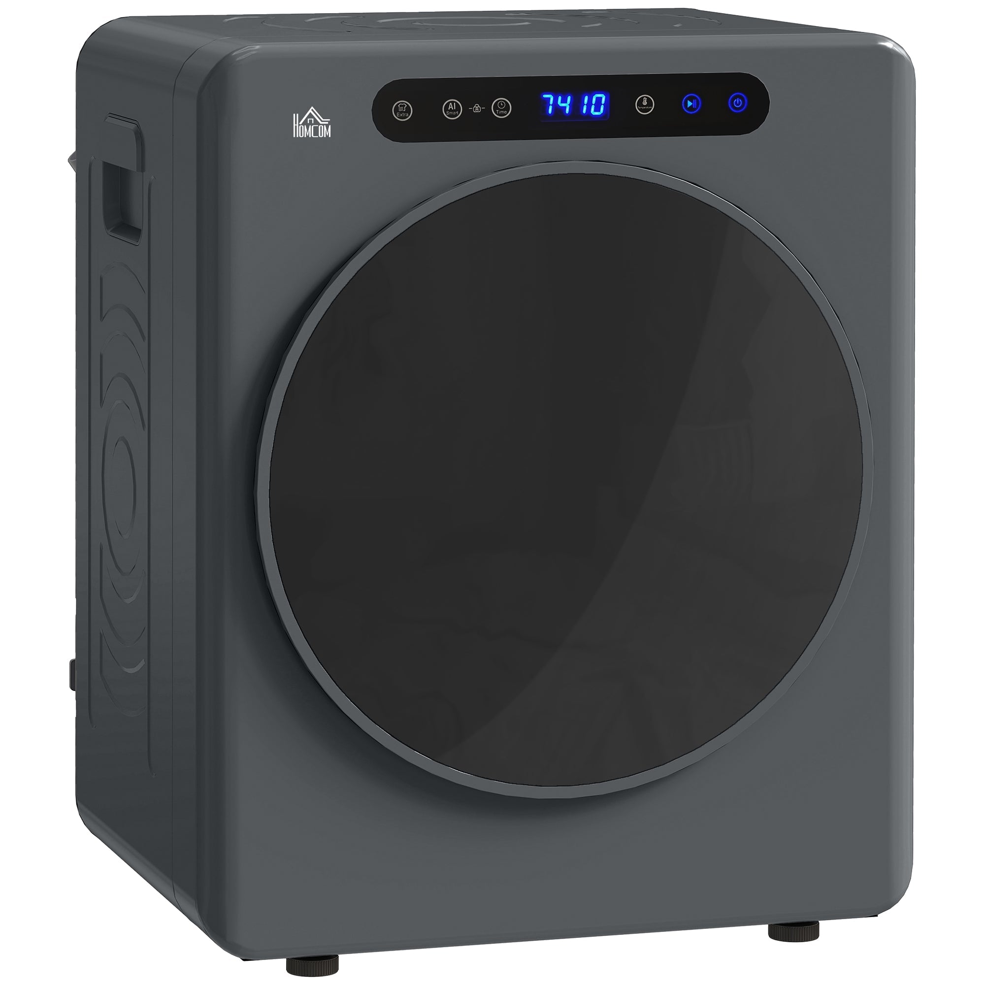 HOMCOM 4kg Compact 40-60℃  Tumble Dryer - Grey