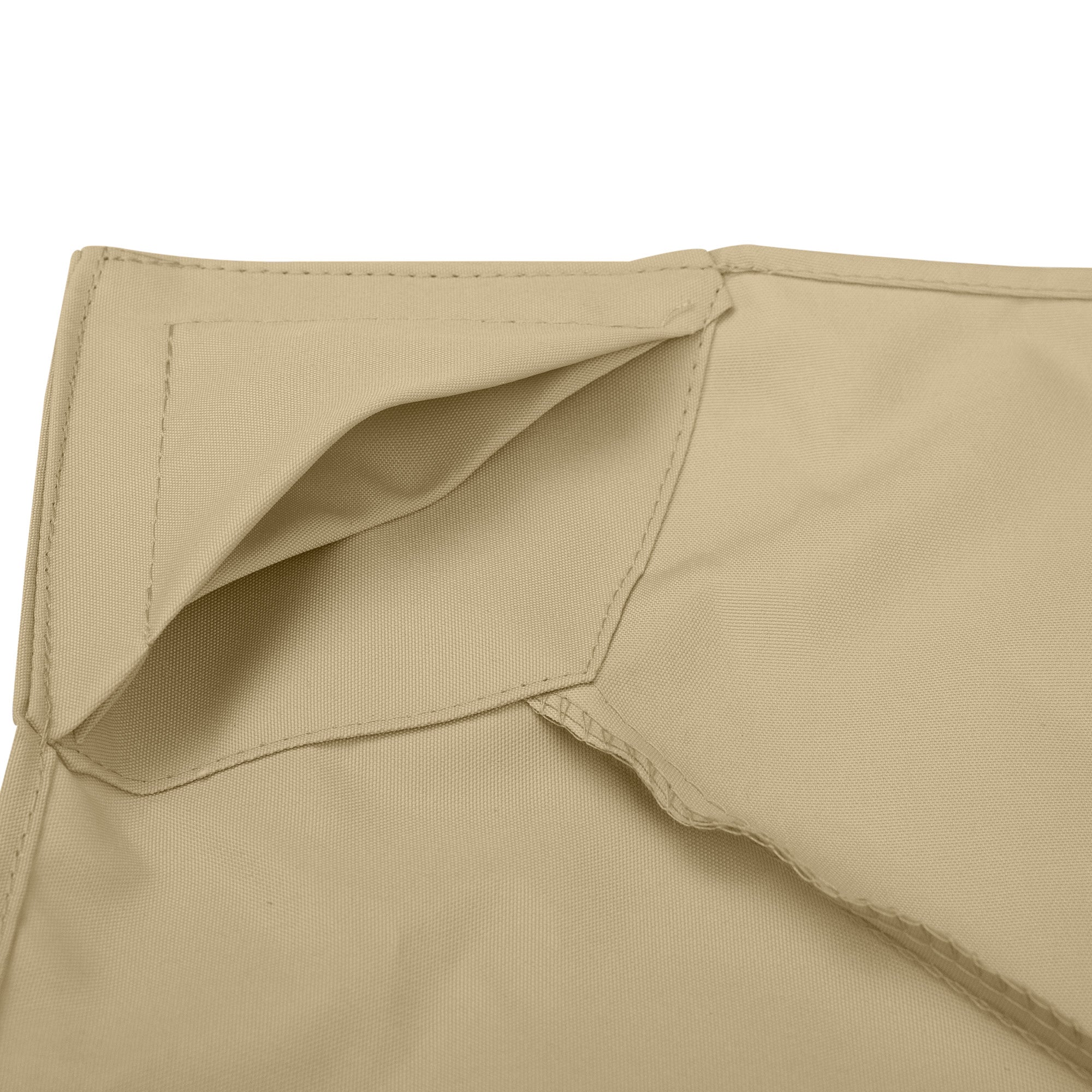 Outsunny 3(m) Gazebo Top Cover Double Tier Canopy Replacement Pavilion Roof Deep Beige - North Peak Garden Furniture