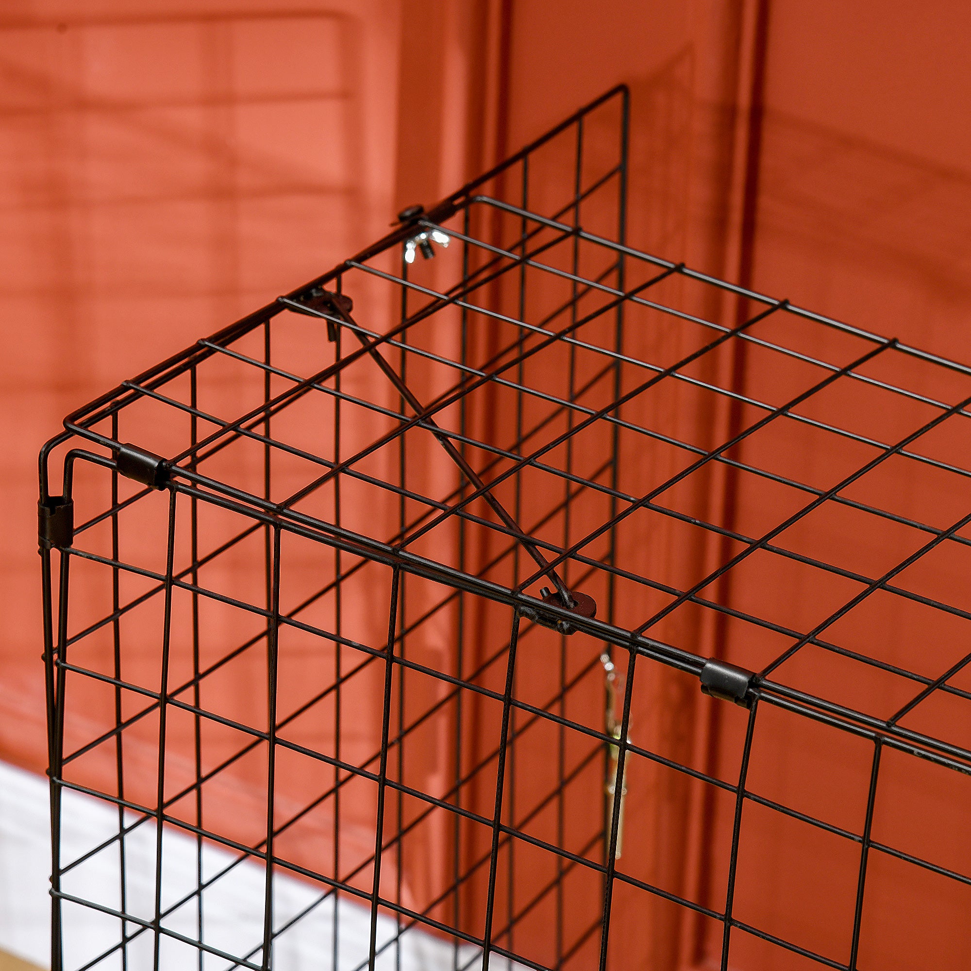 HOMCOM Extendable Fire Guard Screen, Freestanding Fire Screen Spark Guard, Folding Fireplace Cover, Wire Mesh, 81.5-160cm, Black - North Peak Garden Furniture