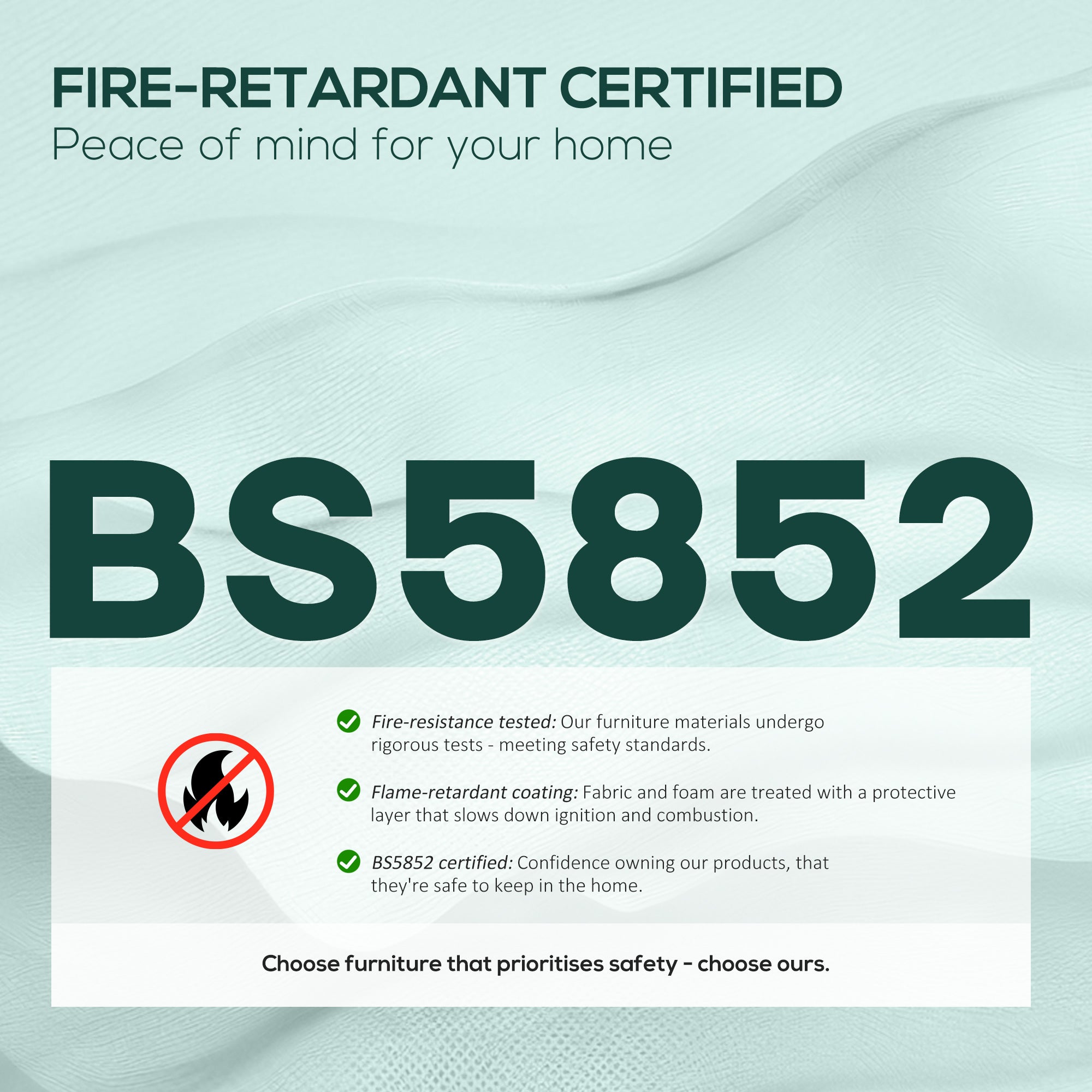 HOMCOM 46" Loveseat Sofa Upholstered Small 2 Seater Sofa  with Thick Padded Seat and Rubber Wood Legs, Dark Green