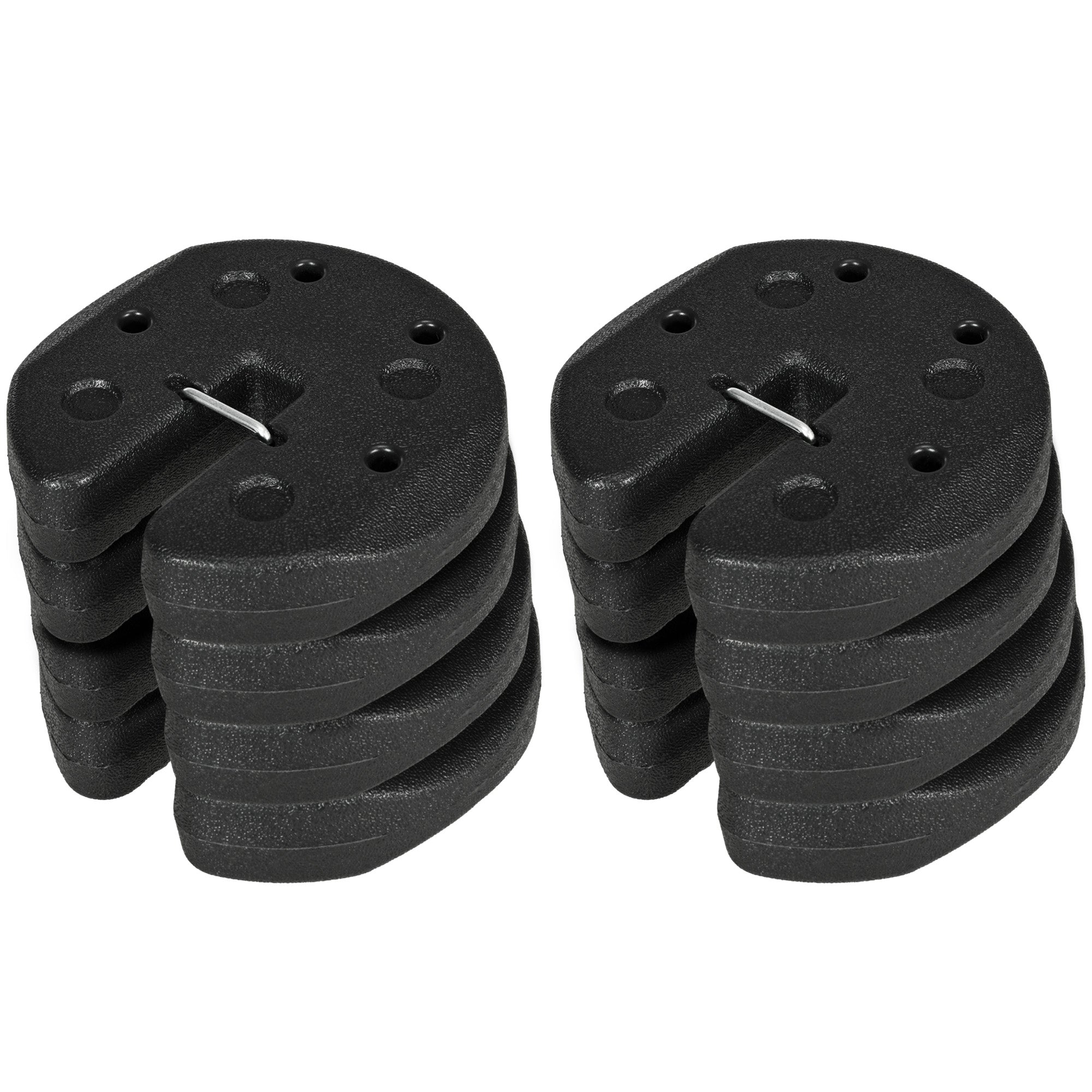 Outsunny Gazebo Weights Set of 16, 48KG Weights for Gazebo Legs with Reinforce Pins and Carry Belt, for Gazebos Shelters Marquees Tents - North Peak Garden Furniture