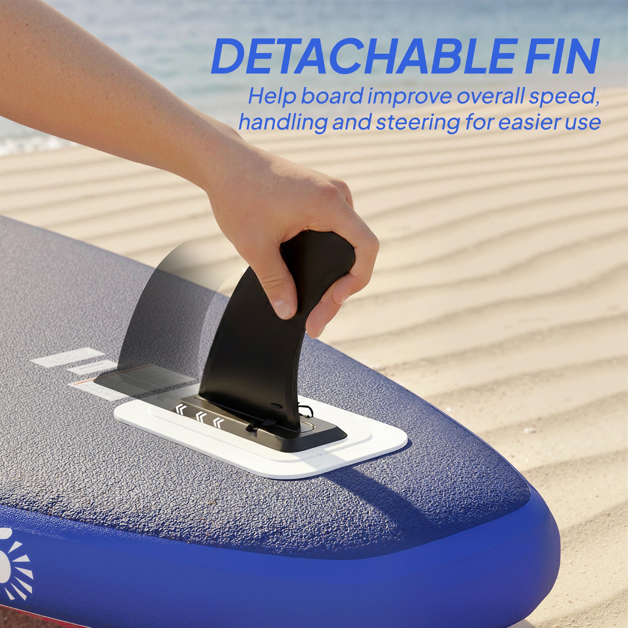 Outsunny Inflatable Stand Up Paddle Board, 305x89x15cm Extra-Wide SUP with Non-Slip EVA Deck, Adj Aluminum Paddle