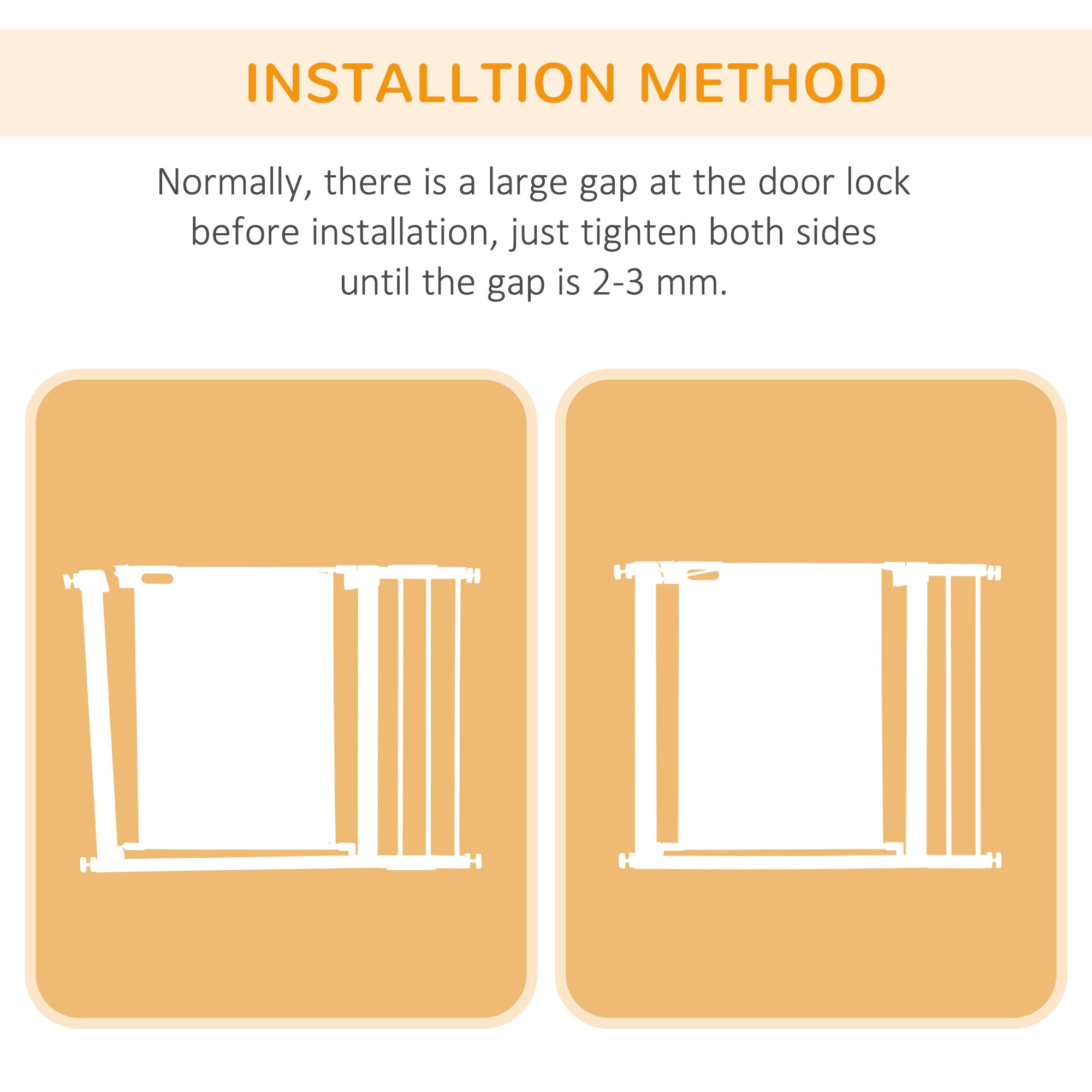 PawHut Pet Safety Gate, for Doorways, Staircases, Hallways, with Extensions Kit, 75-103cm - White - North Peak Garden Furniture