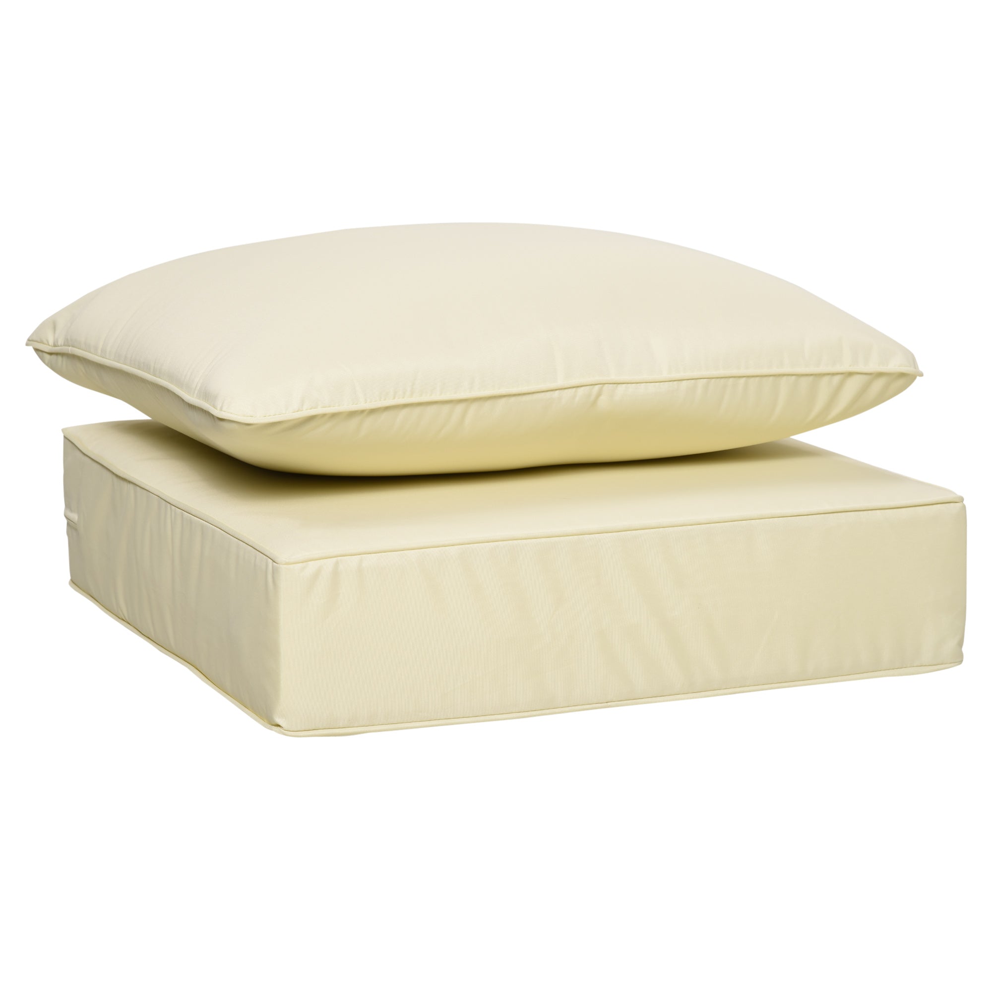 Outsunny Outdoor Seat and Back Cushion Set Patio Deep Seating Chair Replacement Cushion - North Peak Garden Furniture