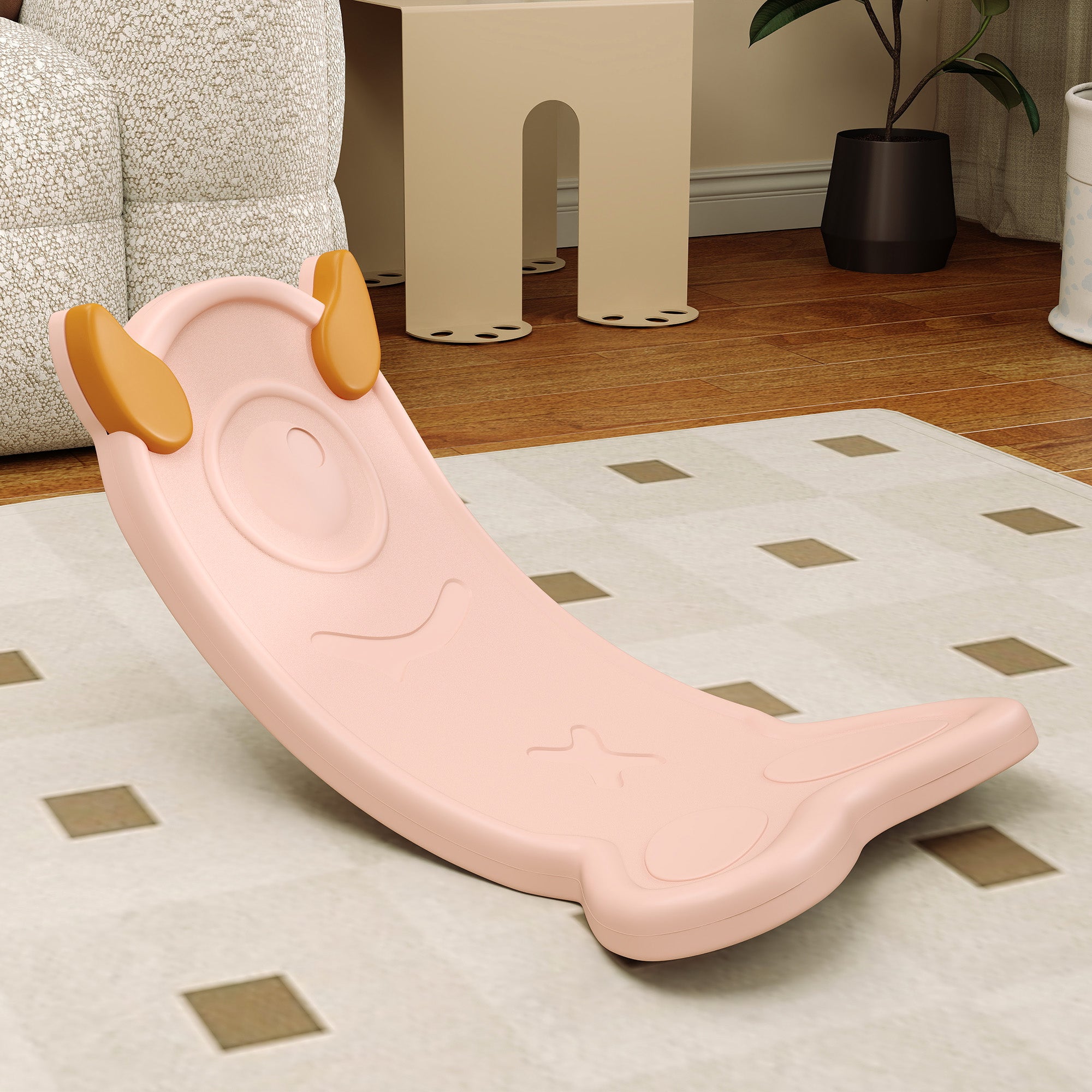 AIYAPLAY Balance Board for Kids Balance Training & Sensory Play, Pink - North Peak Garden Furniture