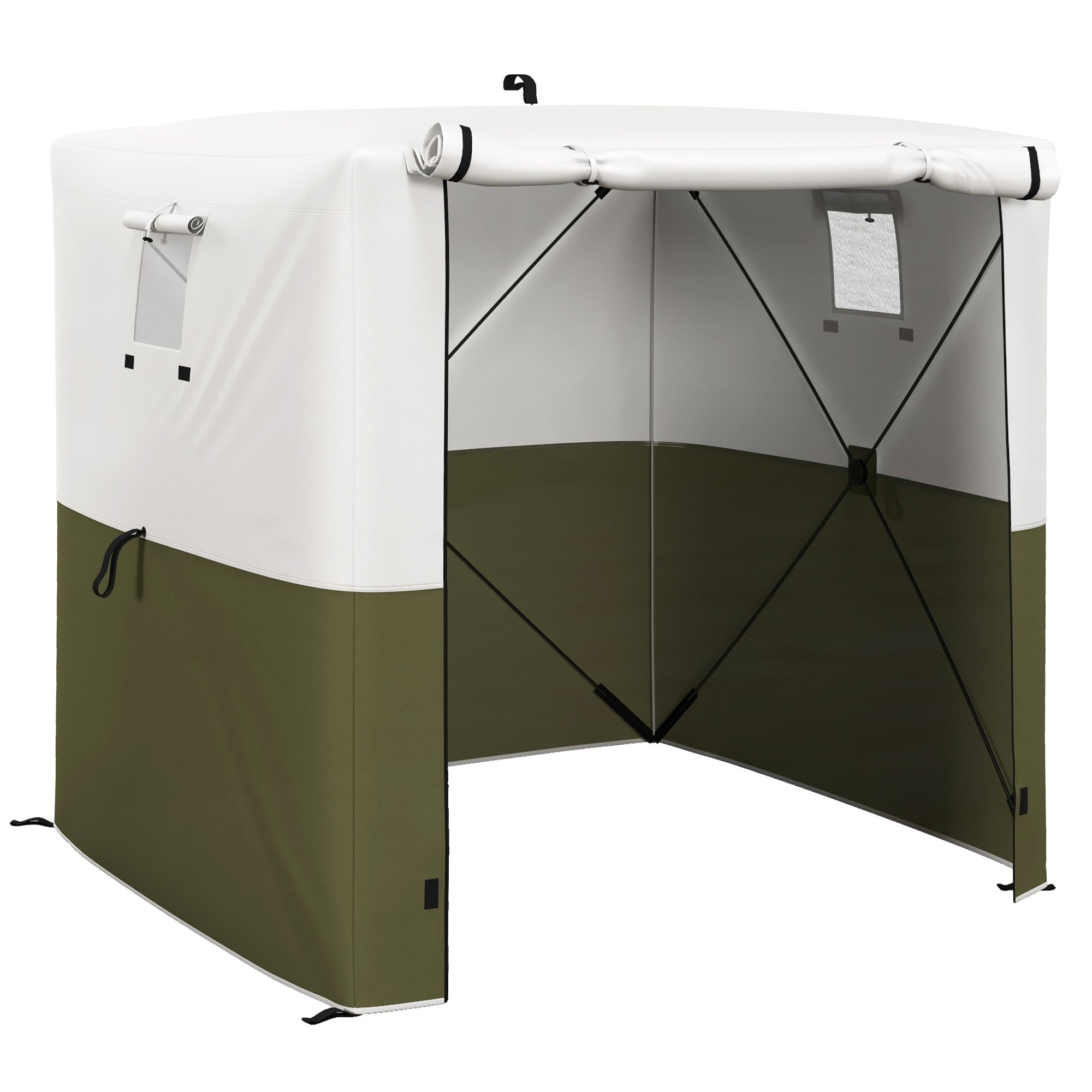 Outsunny 2 x 2m Pop-Up Gazebo, with Accessories - Green - North Peak Garden Furniture