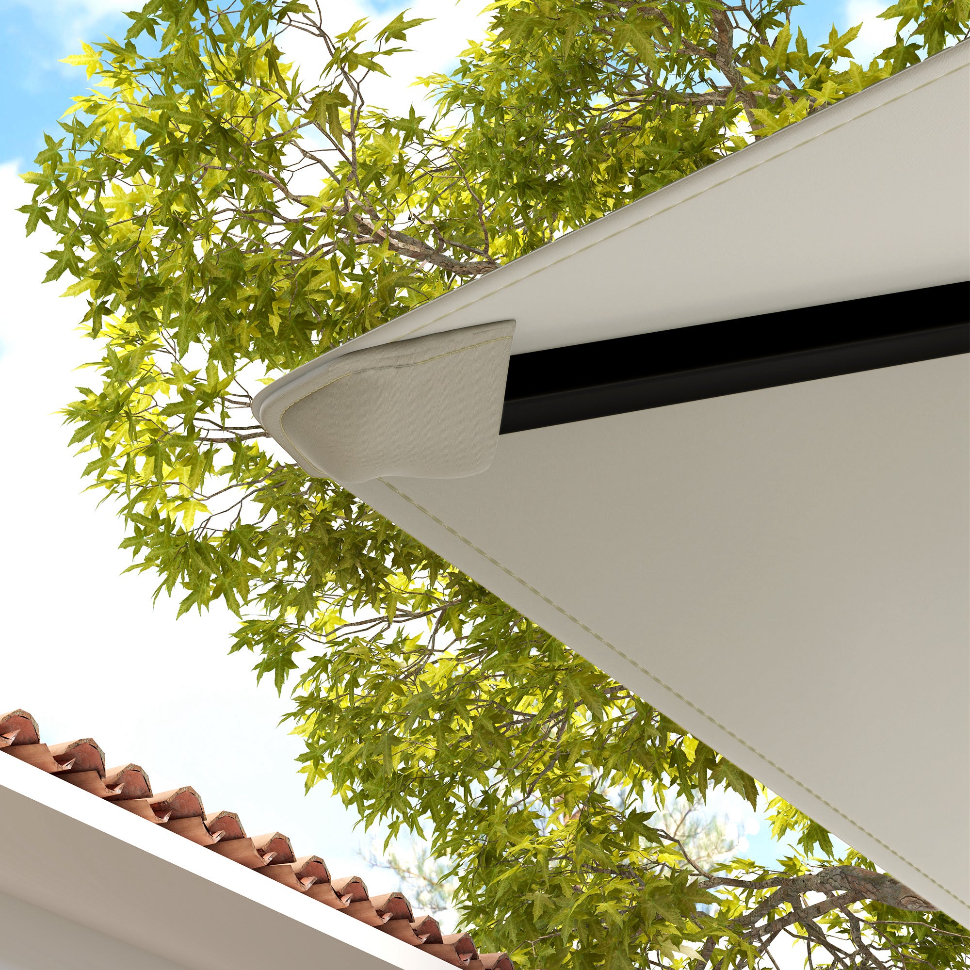 Outsunny 3 x 3(m) Gazebo Canopy Replacement, for 01-0867 - Grey