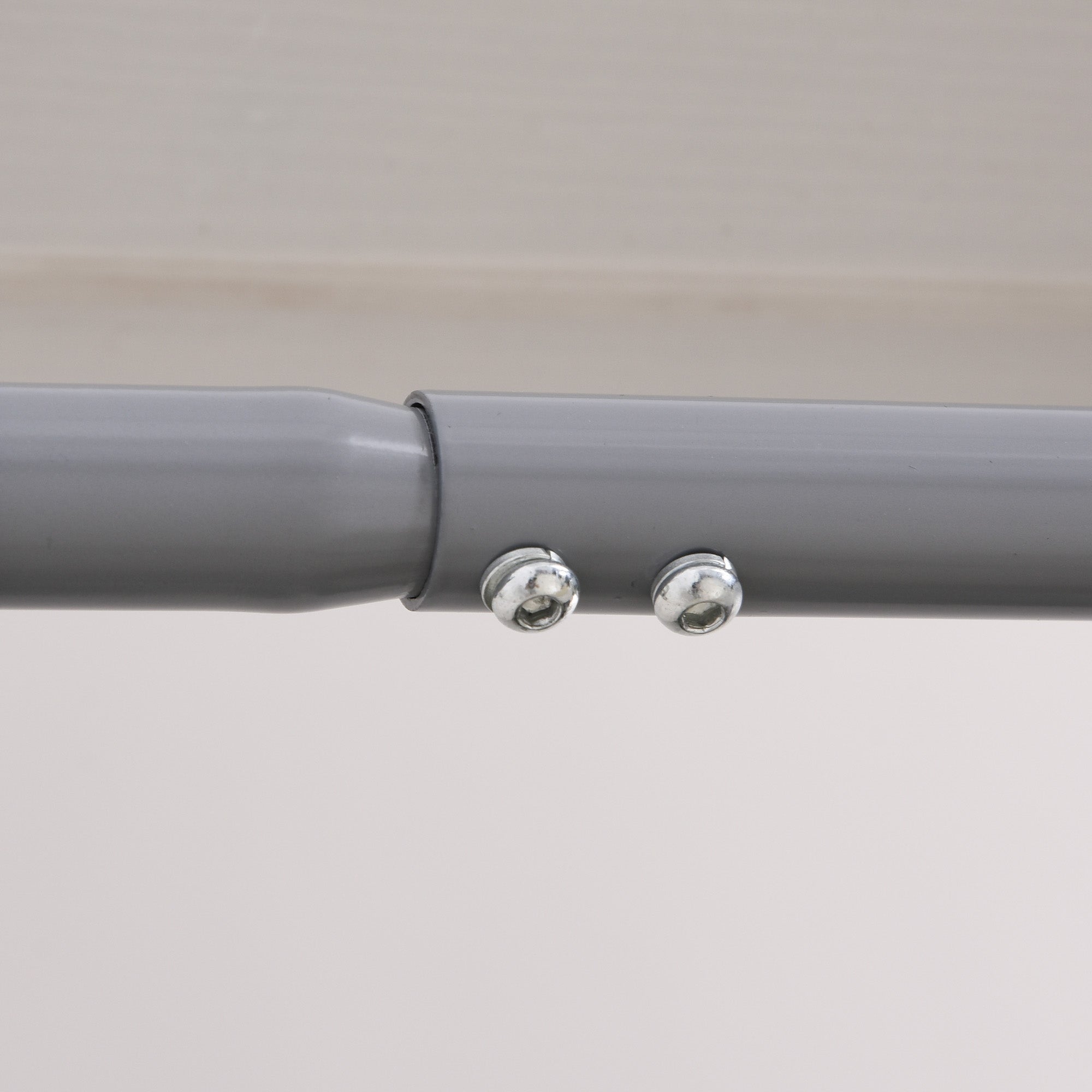 HOMCOM Pull-Up Bar for Doorway, Home Fitness Door Horizontal Bar Push up Bar for Indoor Gym Upper Body Workout, Grey - North Peak Garden Furniture