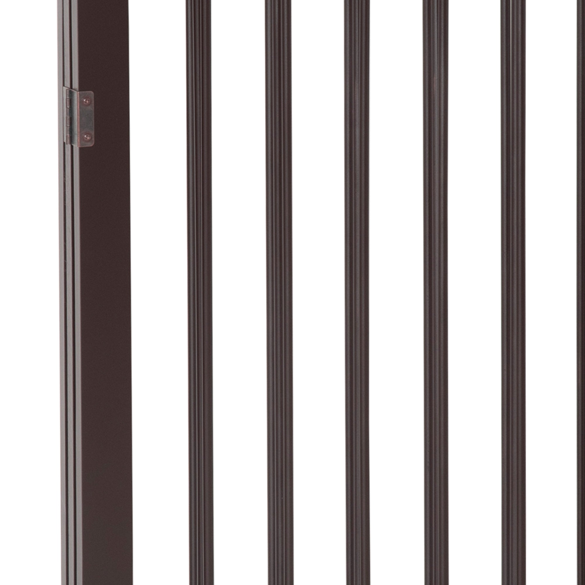 PawHut Folding 3 Panel Pet Gate Wooden Foldable Dog Fence Indoor Free Standing Safety Gate Portable Separation Pet Barrier Guard - North Peak Garden Furniture