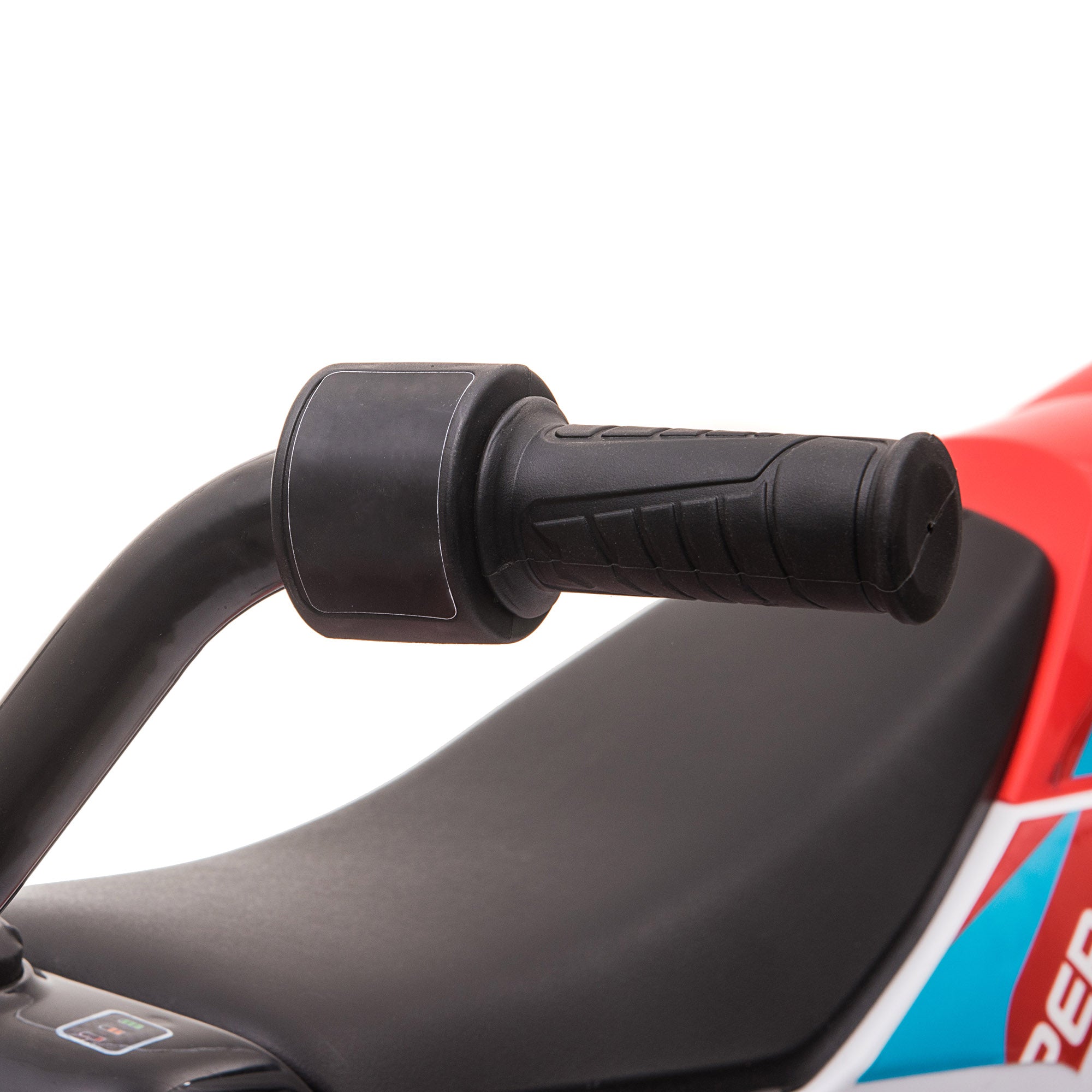 HOMCOM 12V Kids Electric Motorcycle Ride-On, with Training Wheels, for Ages 3-6 Years - Red - North Peak Garden Furniture