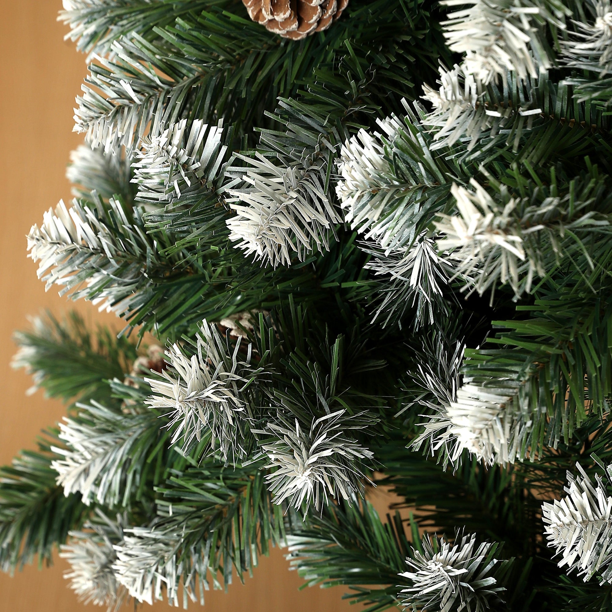 HOMCOM 5ft Snow-Dipped Artificial Pine Christmas Tree - North Peak Garden Furniture