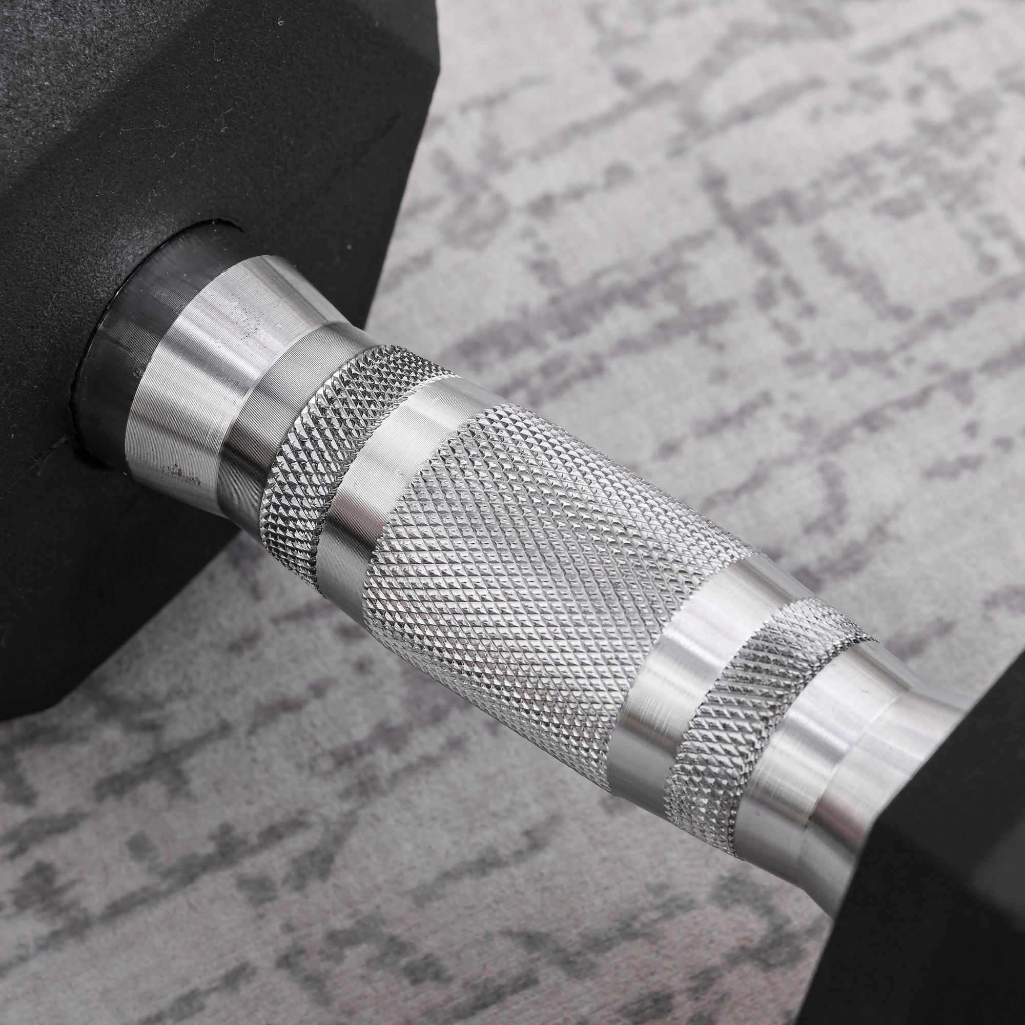 HOMCOM 2x12.5kg Rubber Hex Dumbbell Portable Hand Weights Dumbbell Home Gym Workout Fitness Hand Dumbbell - North Peak Garden Furniture