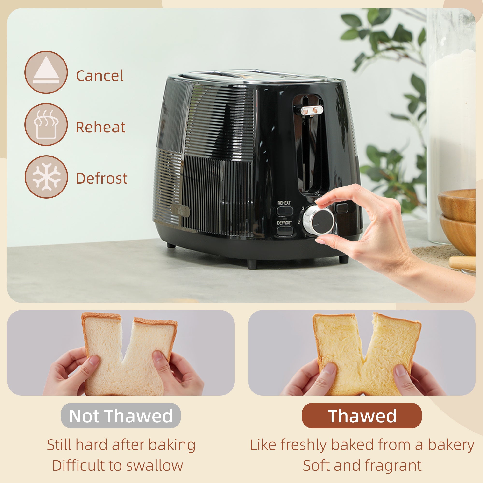 HOMCOM Kettle and Toaster Set, 1.7L 3000W Fast Boil Kettle & 2 Slice Toaster Kitchen Set with 7 Level Browning Controls, Defrost, Reheat, Boil-dry Protection, Black - North Peak Garden Furniture