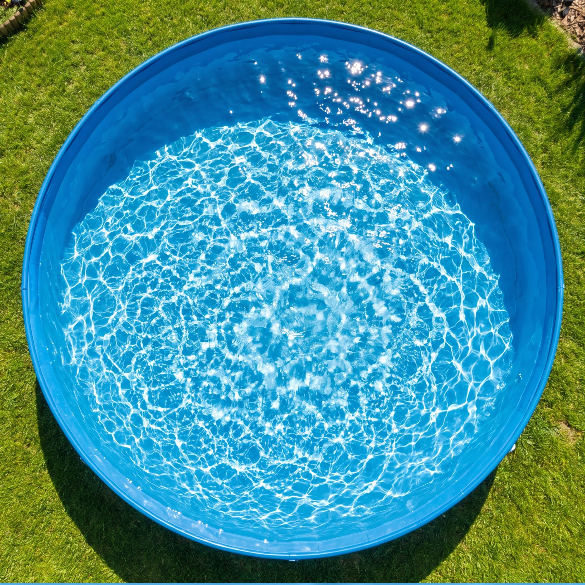 PawHut Foldable Dog Pool for Puppies and Ducks Dog Paddling Pool Bath Tub, Dark Grey, 140 x 30cm