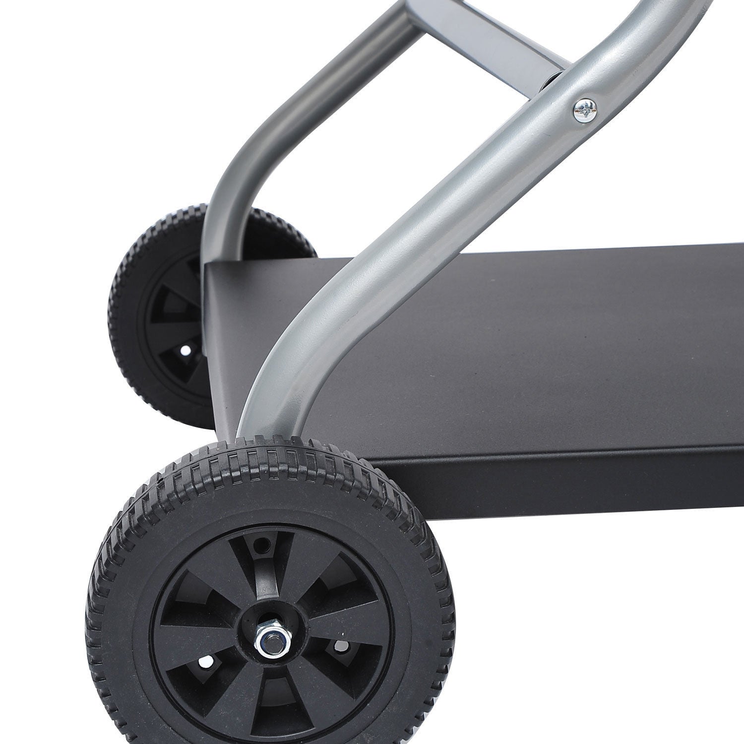 Outsunny Charcoal Grill Trolley Barbecue Grill W/ Wheels