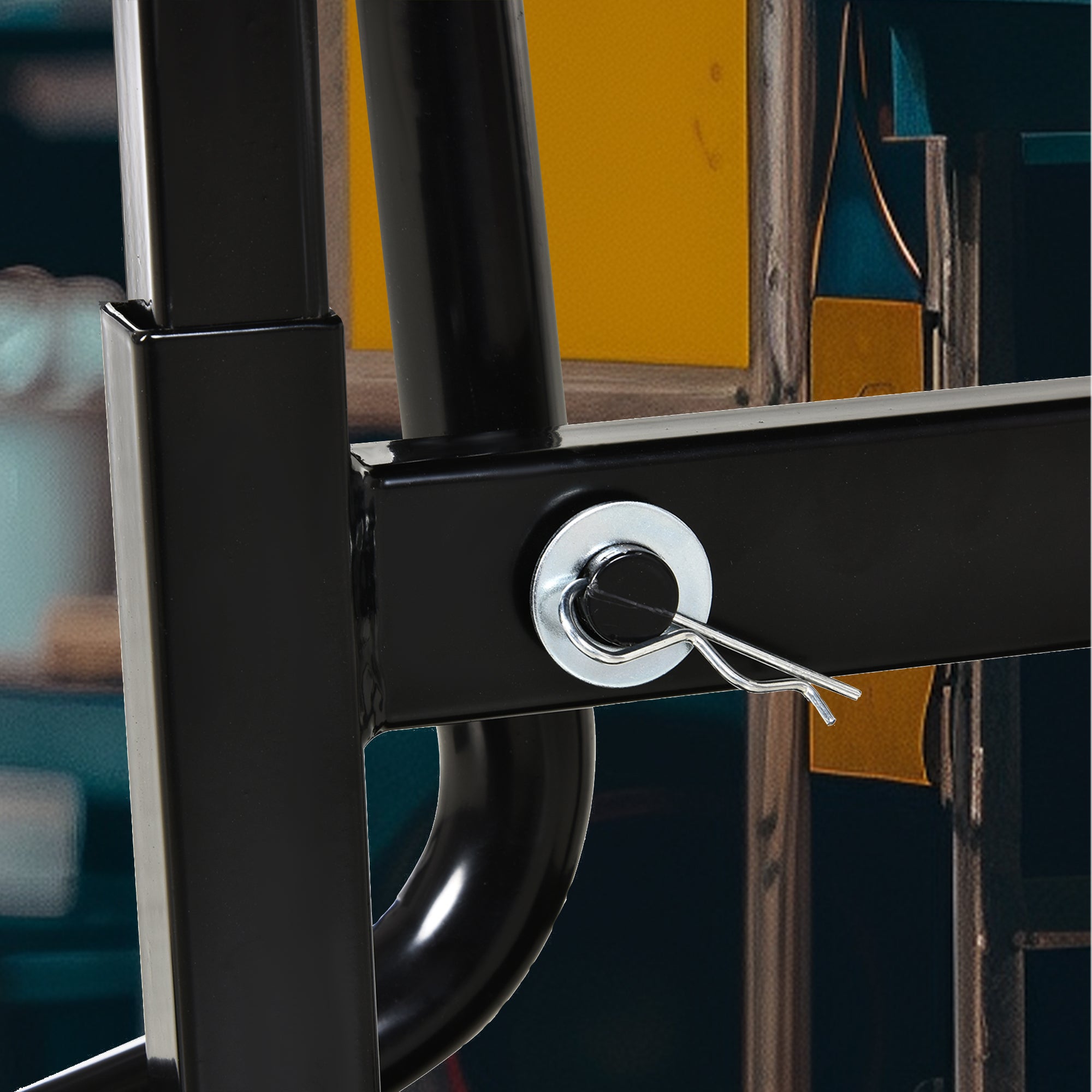 DURHAND Steel Motorbike Jack Lift, 27.5 / 39.5 Hcm - Black - North Peak Garden Furniture