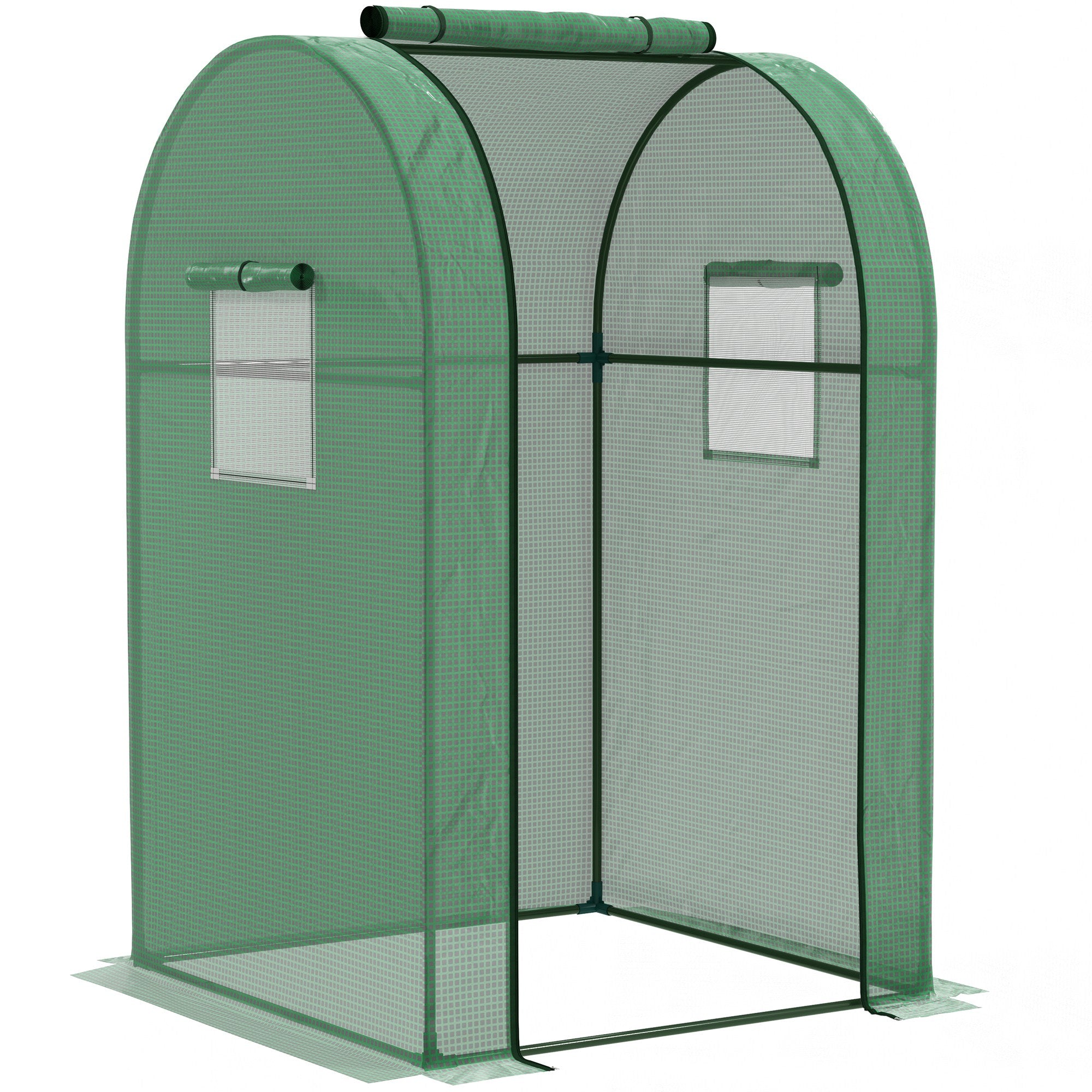 Outsunny 94 x 94cm Mini Portable Greenhouse - Green