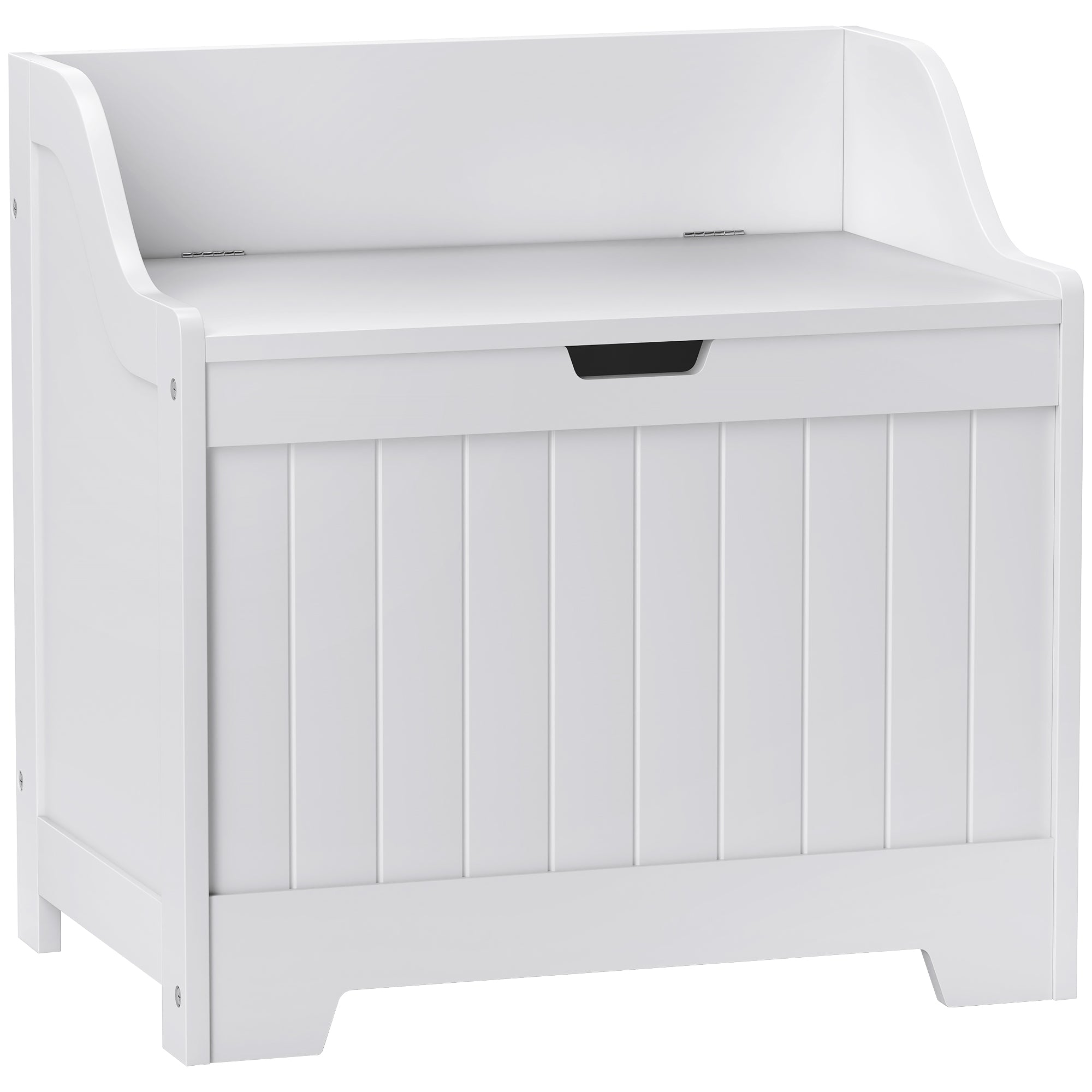 HOMCOM 61L Home Storage Chest - White