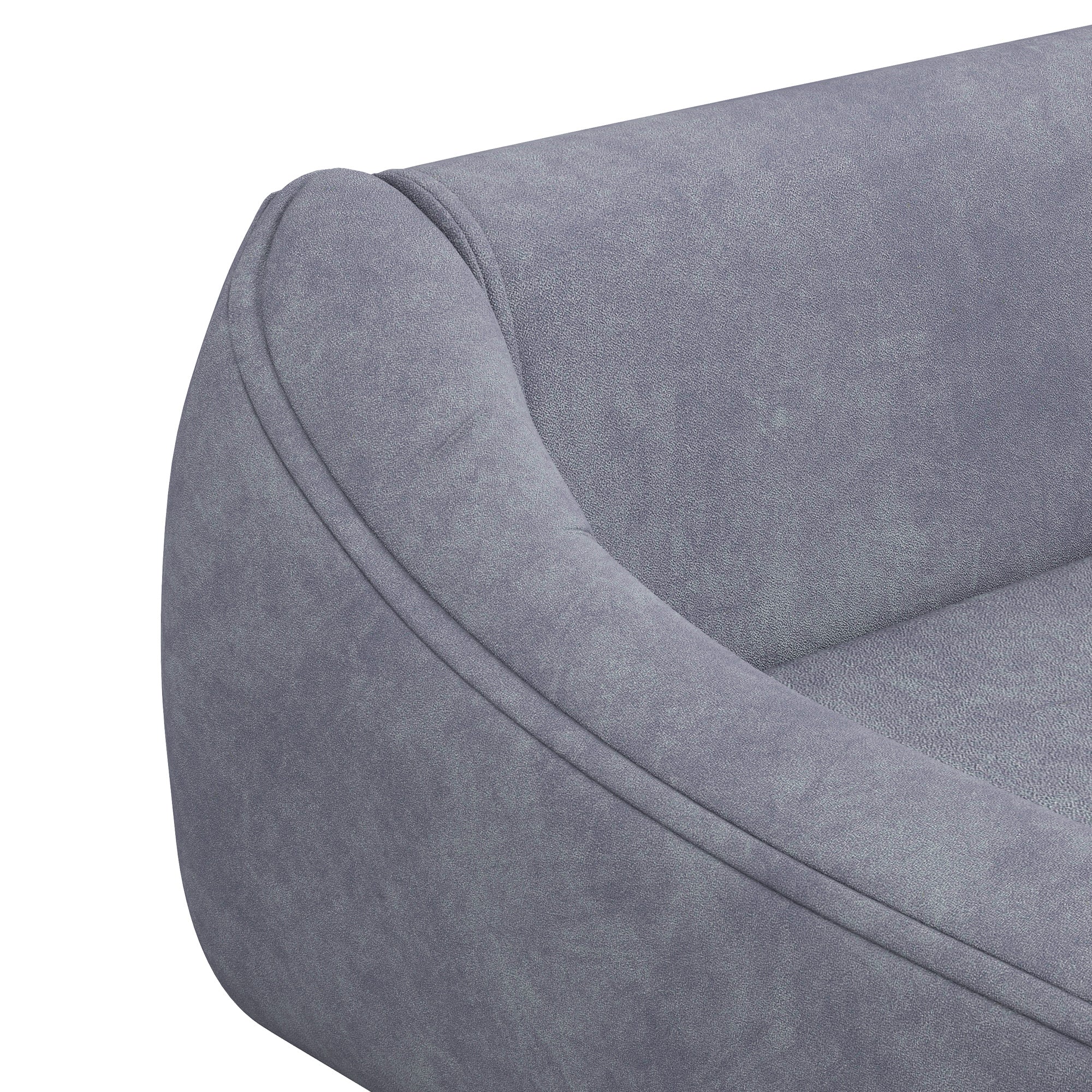 PawHut Dog Couch with Soft Cushion, Pet Sofa Bed with Wooden Frame, Removable Cover, for Medium and Large Dogs, Grey - North Peak Garden Furniture